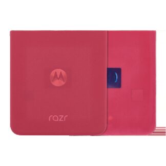Bottom Rückdeckelglas für Motorola Razr Plus / Razr 40 Ultra (XT2321 / 2023) (Original) (Barberry)
