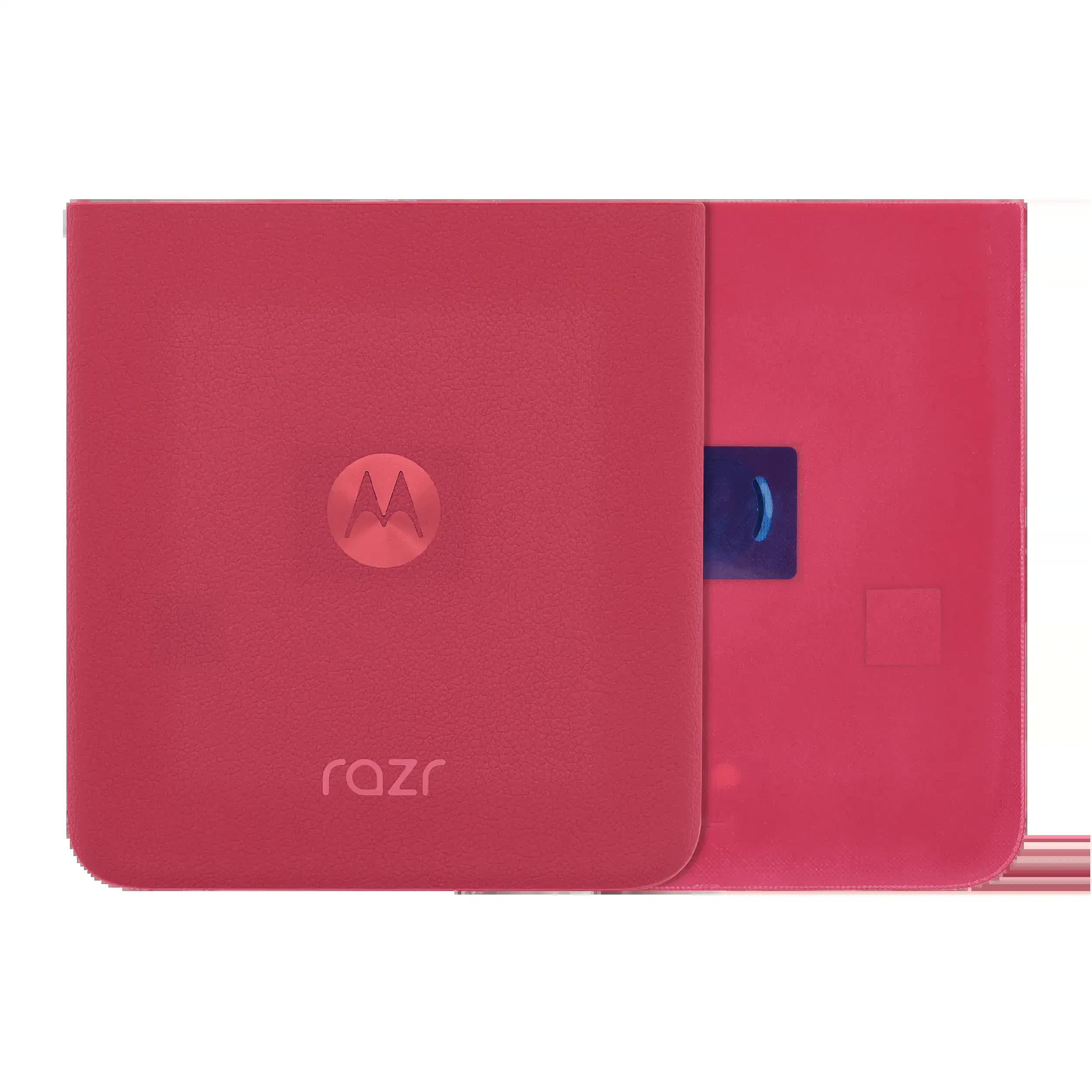 Bottom Rückdeckelglas für Motorola Razr Plus / Razr 40 Ultra (XT2321 / 2023) (Original) (Barberry)