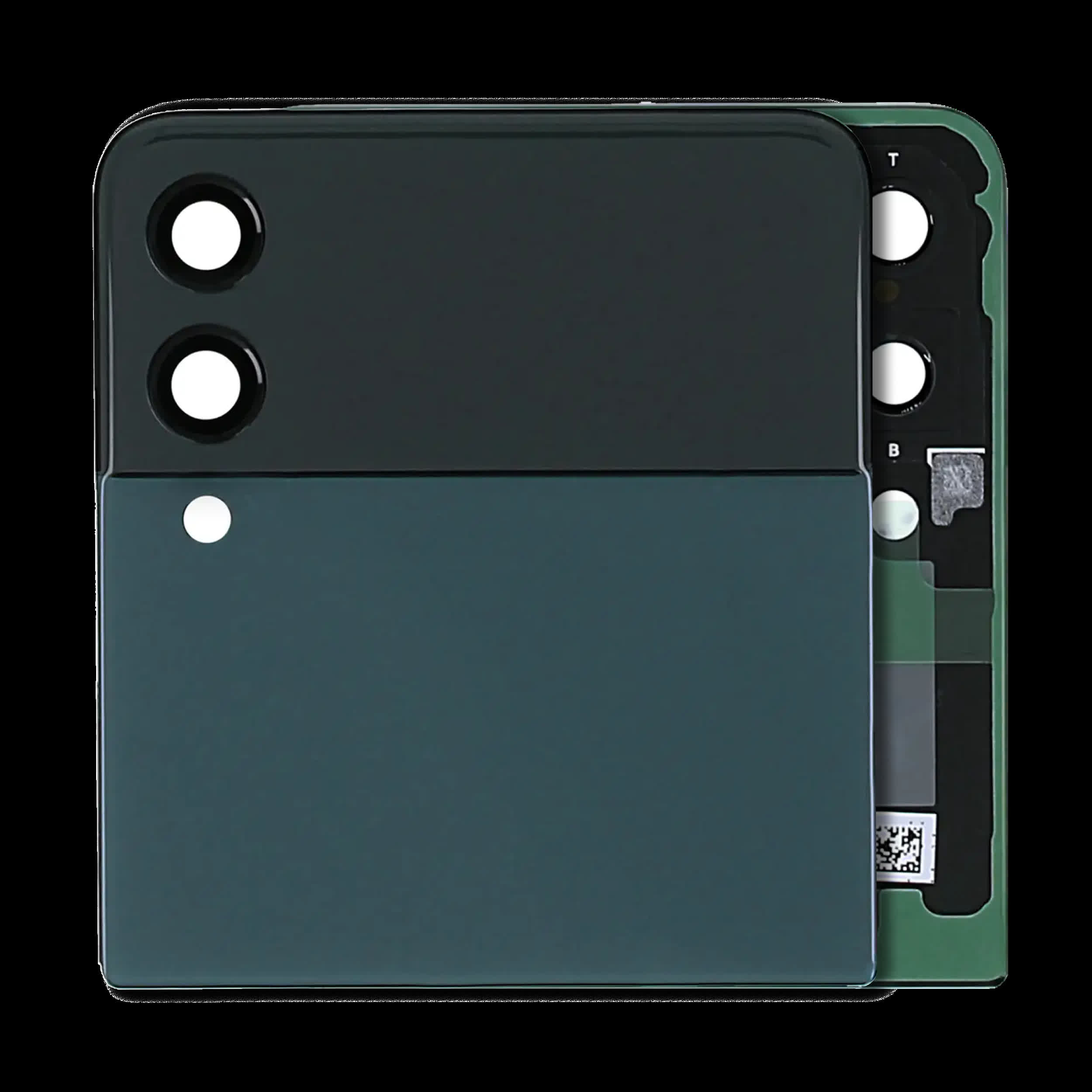 Outer OLED Display für Samsung Galaxy Z Flip 3 5G (Service Pack) (Green (Grün))