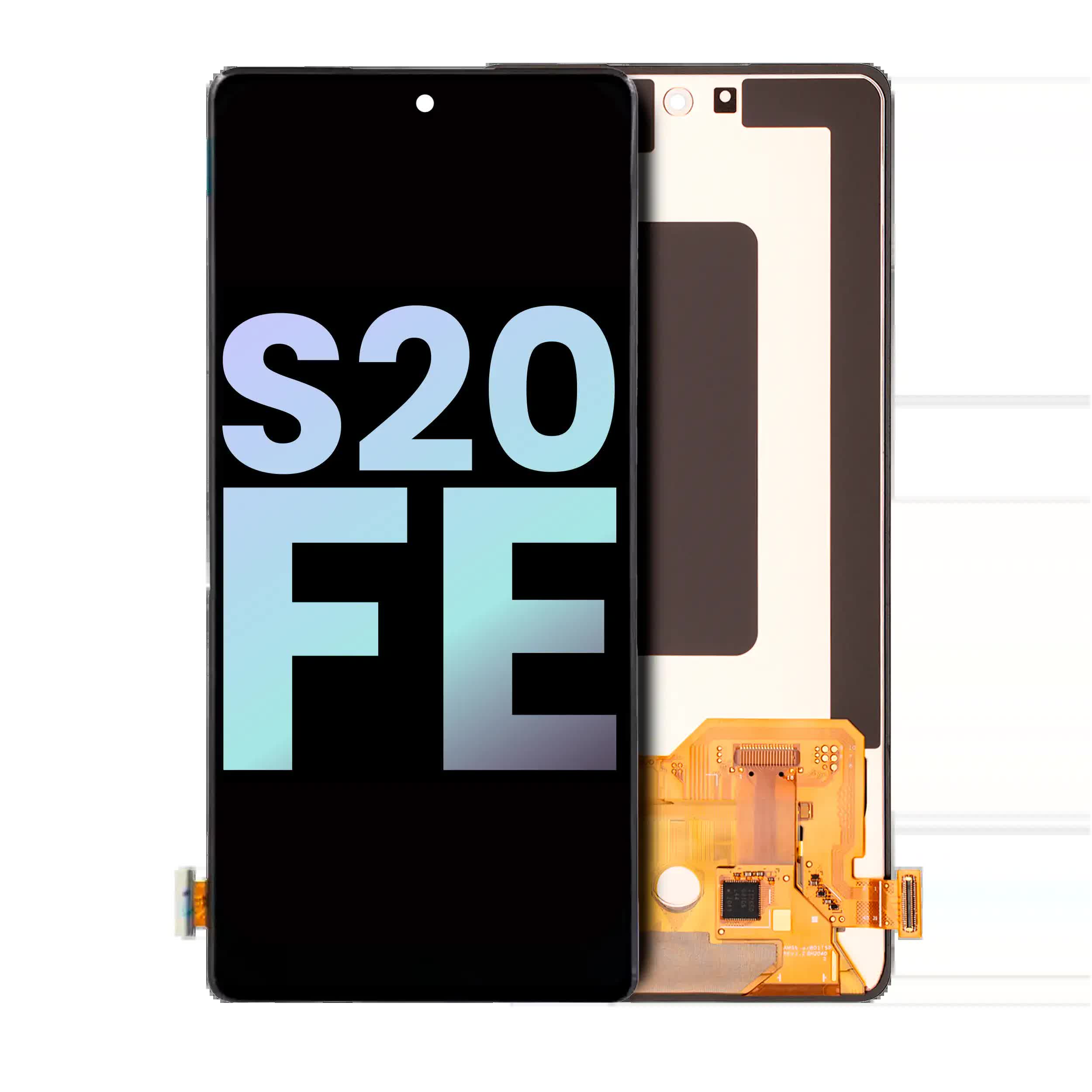 OLED Display ohne Rahmen für Samsung Galaxy S20 FE 4G / 5G (Service Pack)
