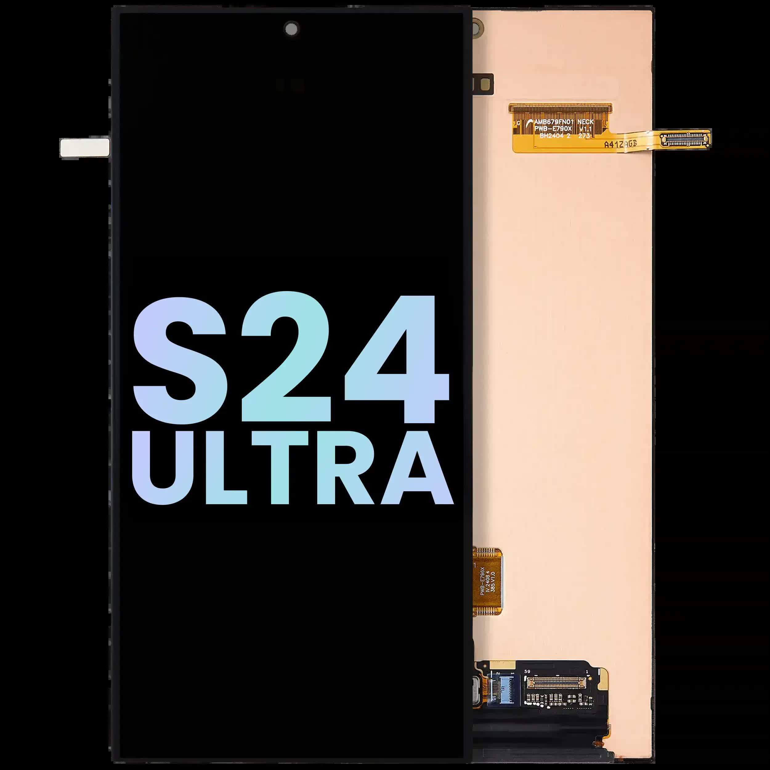 OLED Display ohne Rahmen für Samsung Galaxy S24 Ultra 5G (Service Pack)
