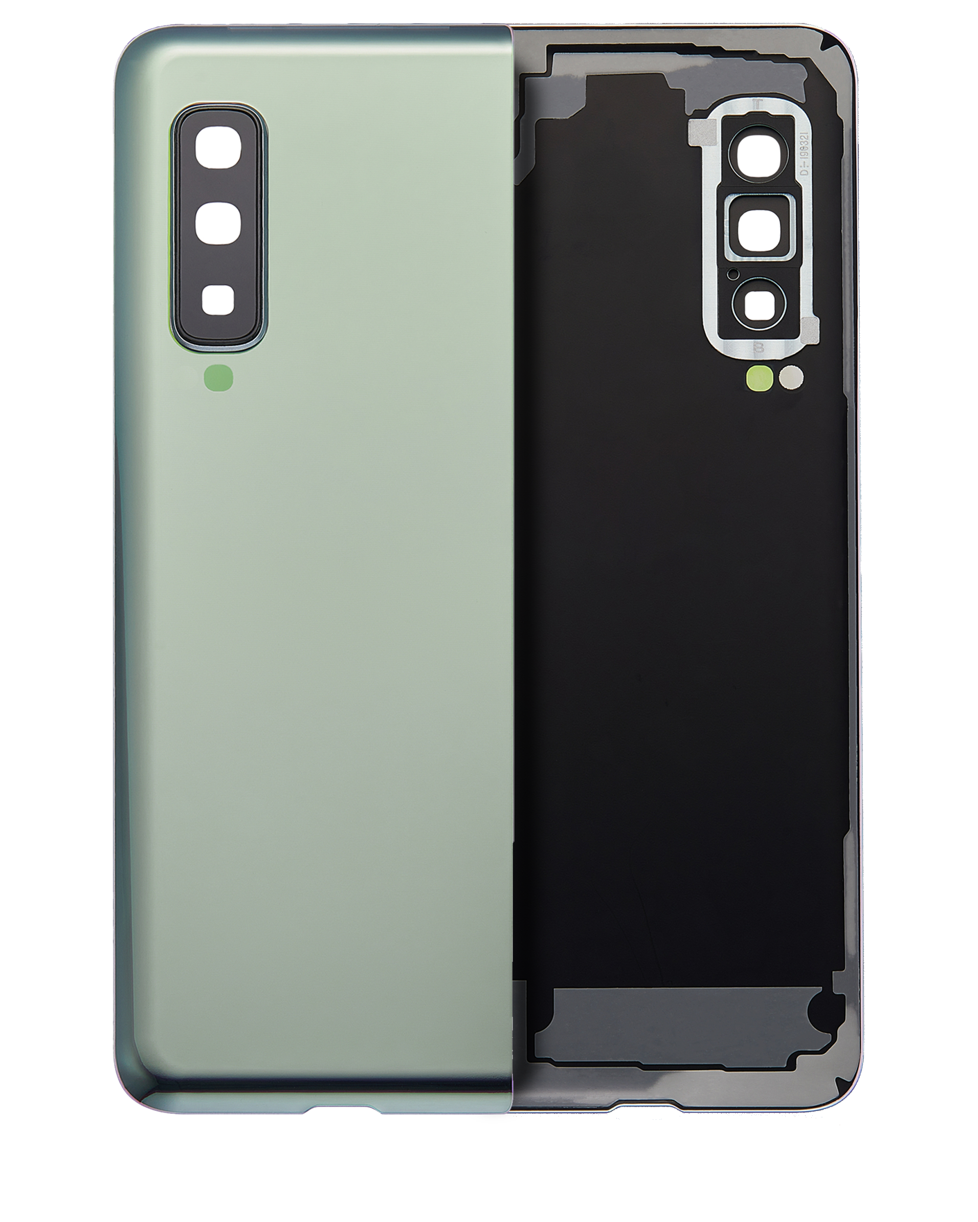 Rückdeckelglas mit Kameraglas für Samsung Galaxy Z Fold 3 (Service Pack) (Phantom Silver) – Bild 4