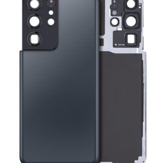 Rückdeckelglas mit Kameraglas für Samsung Galaxy S21 Ultra (Service Pack) (Phantom Navy)