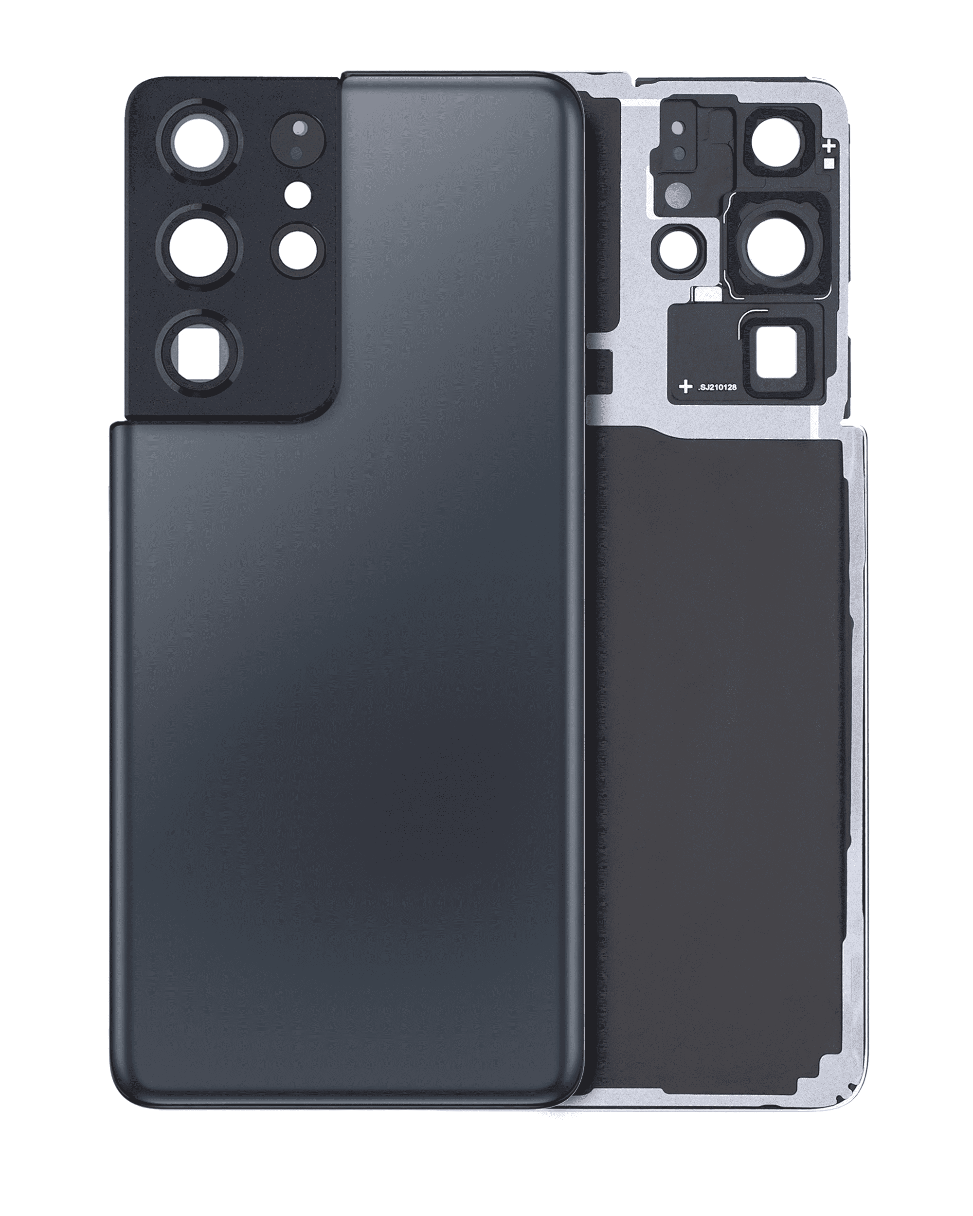 Rückdeckelglas mit Kameraglas für Samsung Galaxy S21 Ultra (Service Pack) (Phantom Titanium) – Bild 5
