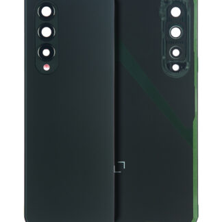 Rückdeckelglas mit Kameraglas für Samsung Galaxy Z Fold 3 (Service Pack) (Phantom Black)