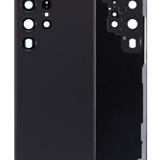 Rückdeckelglas mit Kameraglas für Samsung Galaxy S23 Ultra (Service Pack) (Phantom Black)