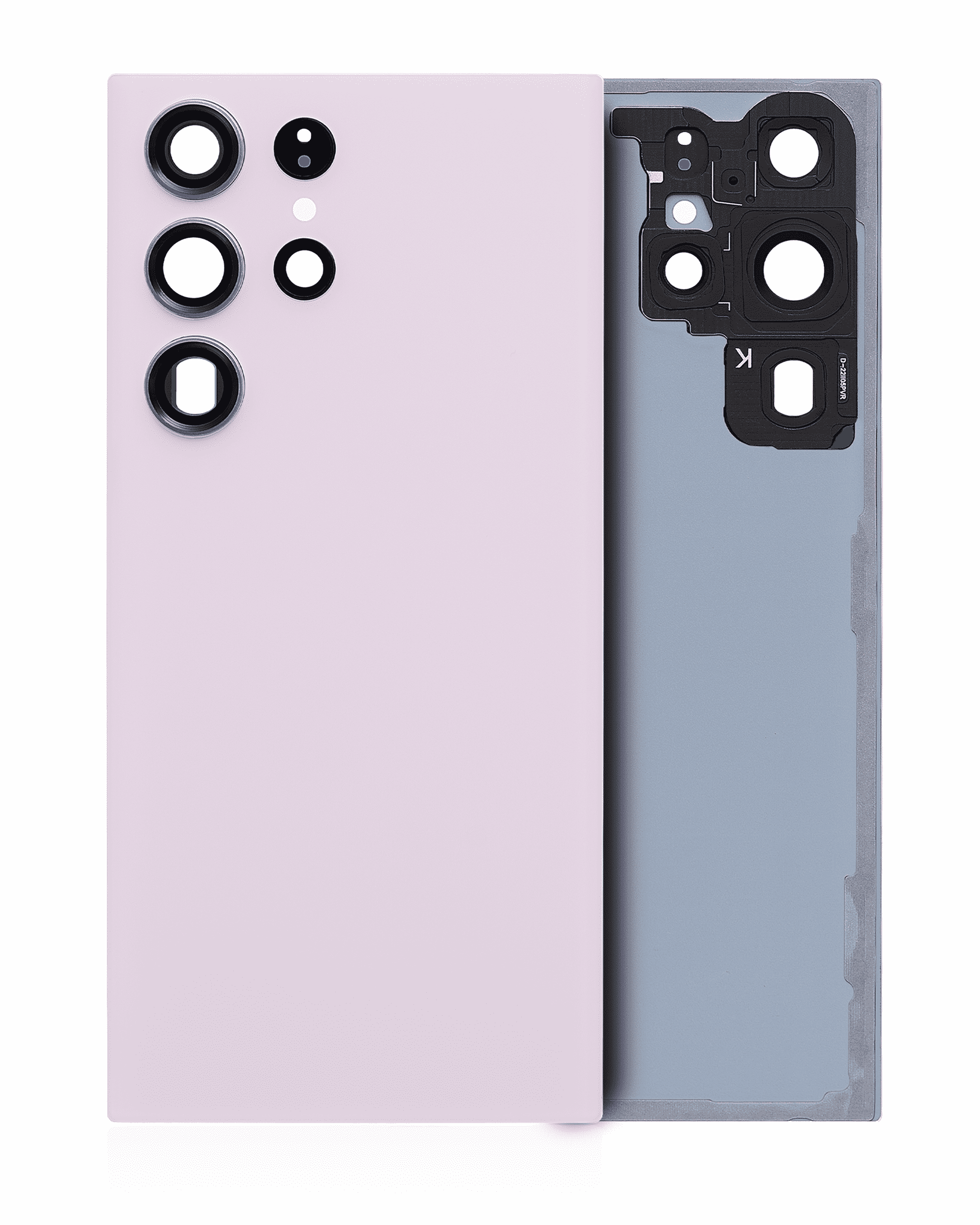 Rückdeckelglas mit Kameraglas für Samsung Galaxy S23 Ultra (Service Pack) (Cream) – Bild 3