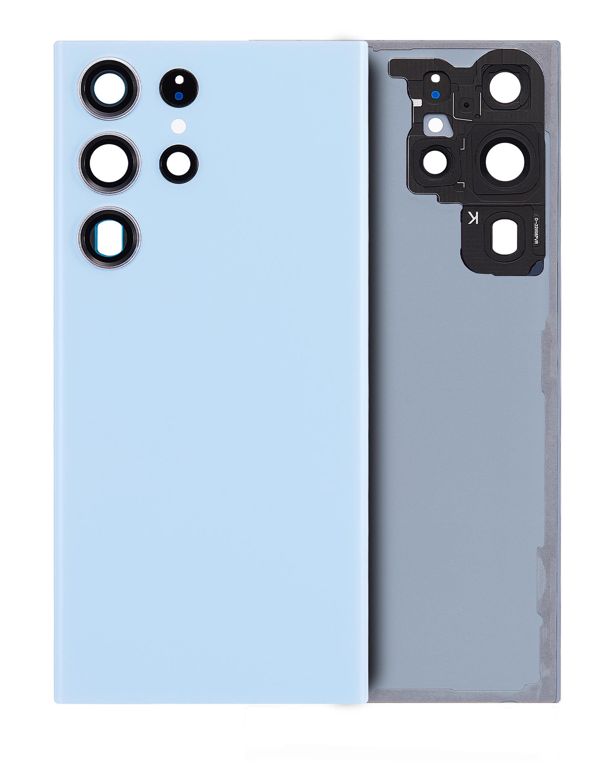 Rückdeckelglas mit Kameraglas für Samsung Galaxy S23 Ultra (Service Pack) (Cream) – Bild 5