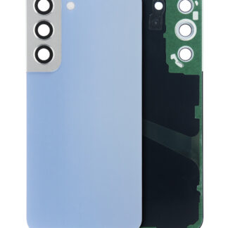Rückdeckelglas mit Kameraglas für Samsung Galaxy S22 Plus (Service Pack) (Sky Blue)