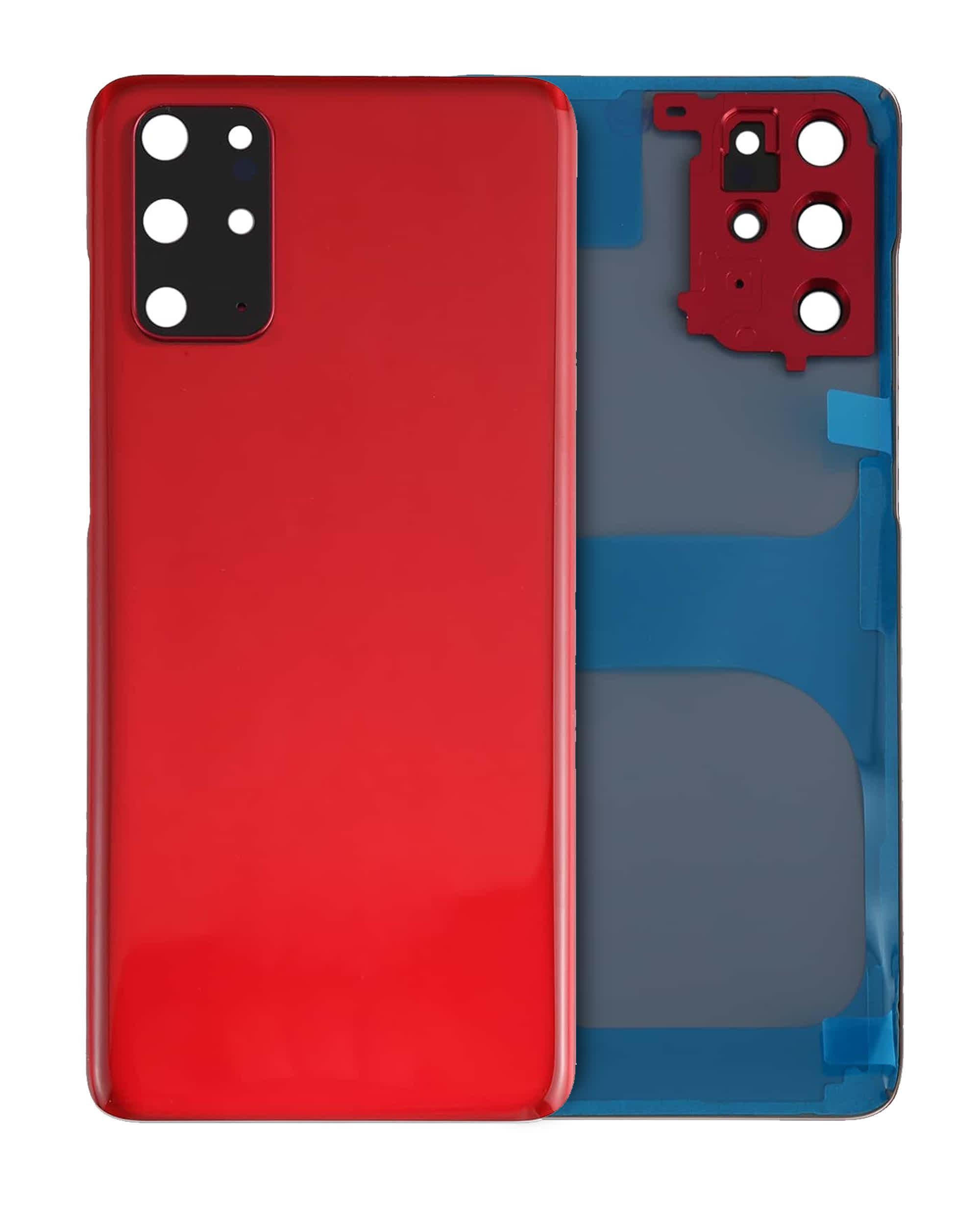 Rückdeckelglas mit Kameraglas für Samsung Galaxy S20 Plus (Service Pack) (Aura Red)