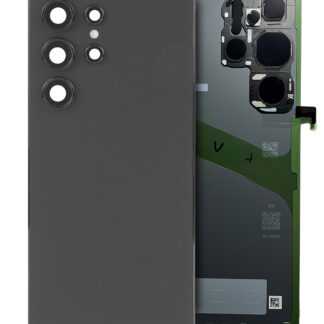 Rückdeckelglas mit Kameraglas für Samsung Galaxy S24 Ultra (Service Pack) (Titanium Gray (Grau))