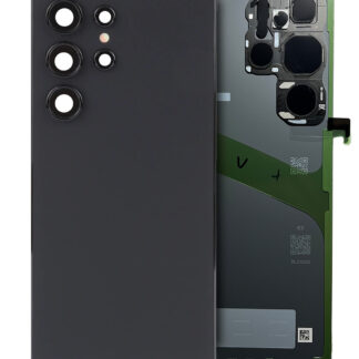 Rückdeckelglas mit Kameraglas für Samsung Galaxy S24 Ultra (Service Pack) (Titanium Black)