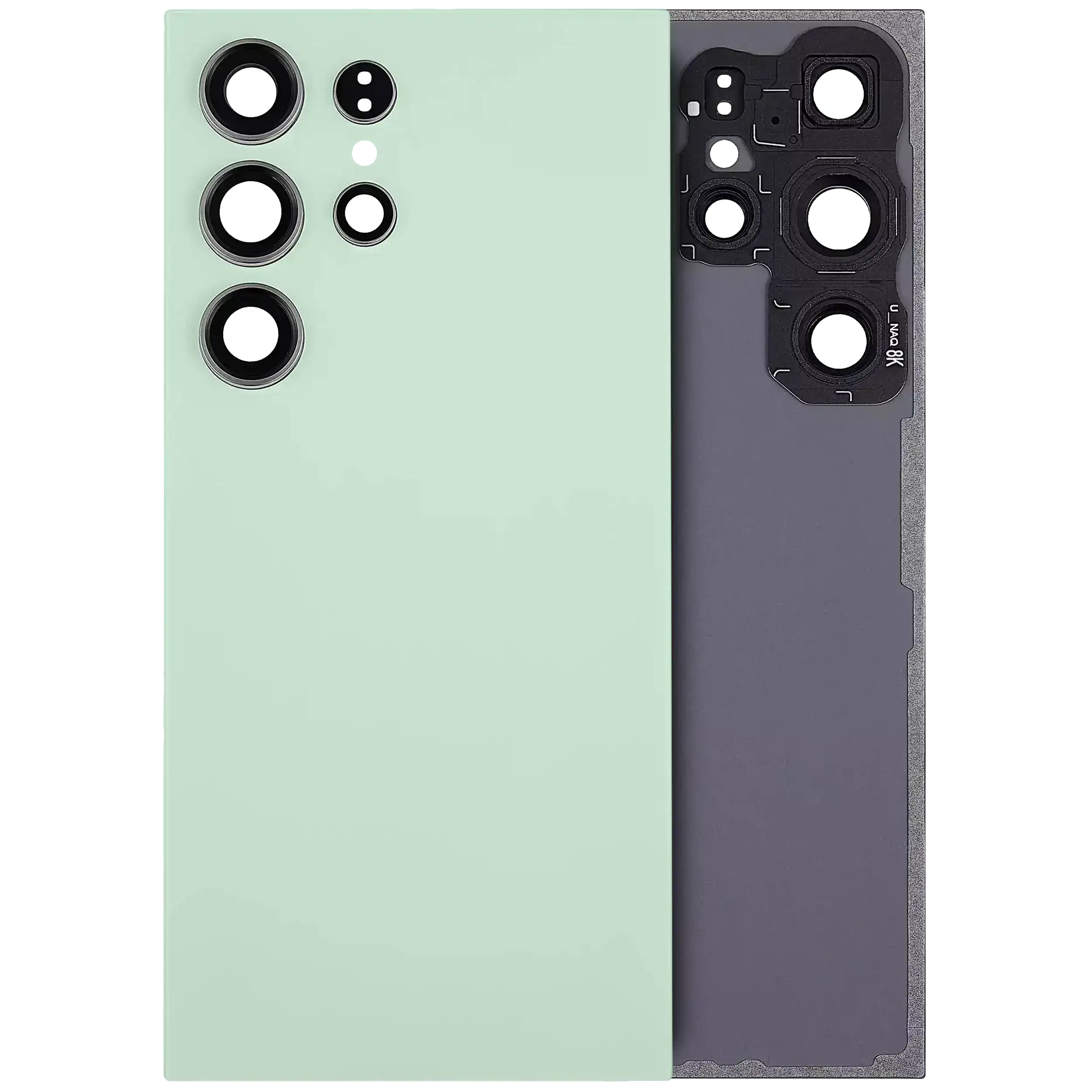 Rückdeckelglas mit Kameraglas für Samsung Galaxy S24 Ultra (Service Pack) (Titanium Blue) – Bild 4