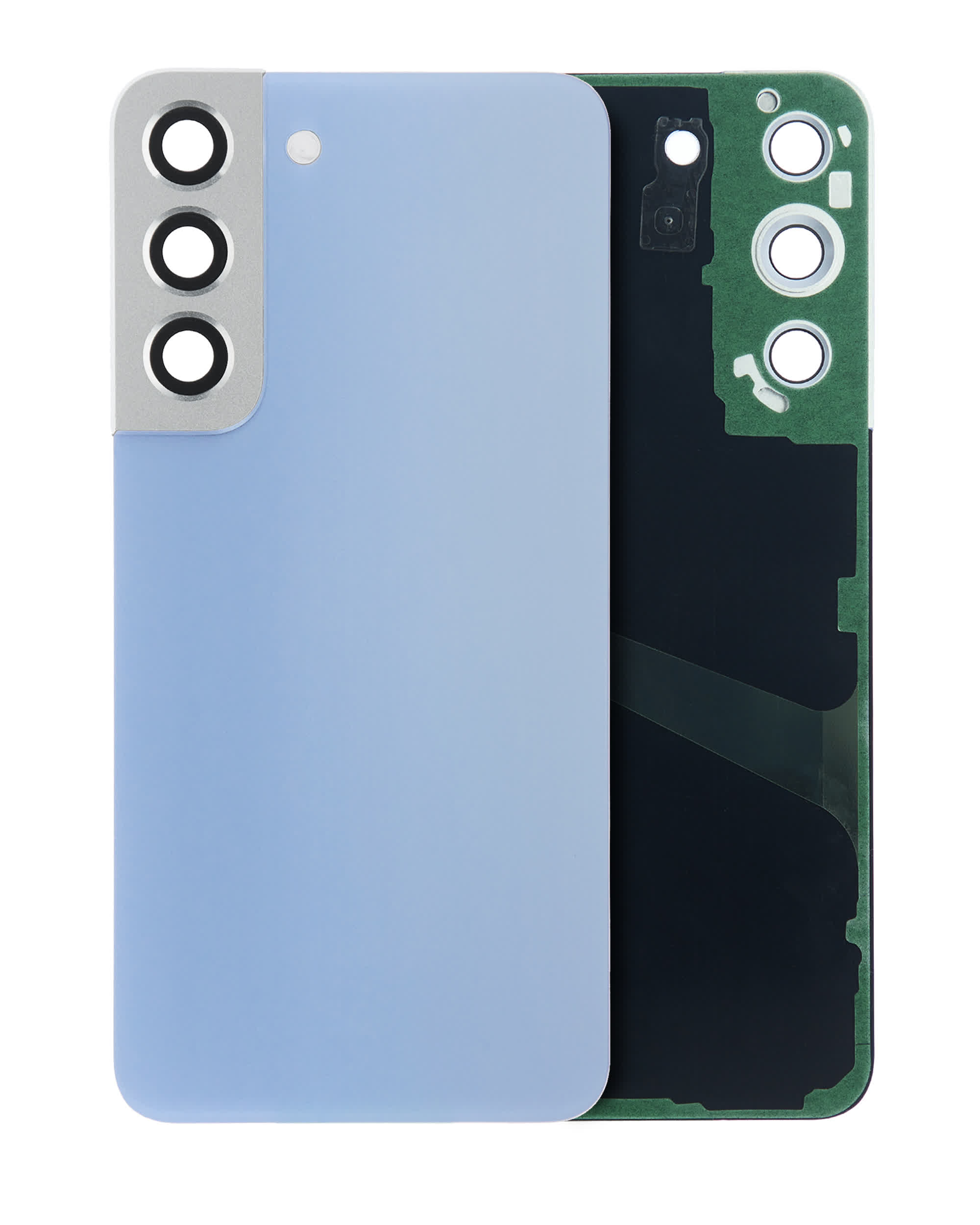 Rückdeckelglas mit Kameraglas für Samsung Galaxy S22 (Service Pack) (Sky Blue)