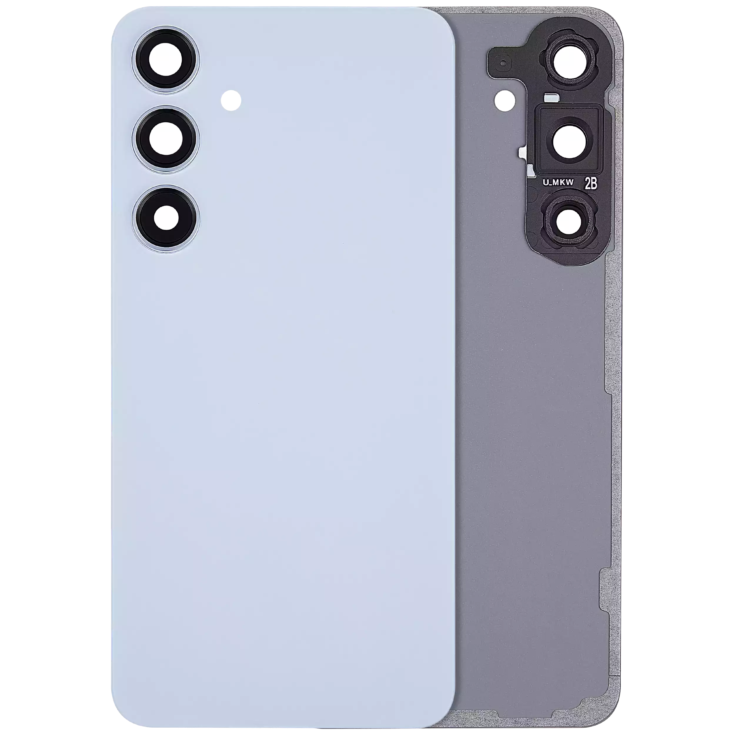 Rückdeckelglas mit Kameraglas für Samsung Galaxy S24 Plus (Service Pack) (Cobaltviolet) – Bild 5