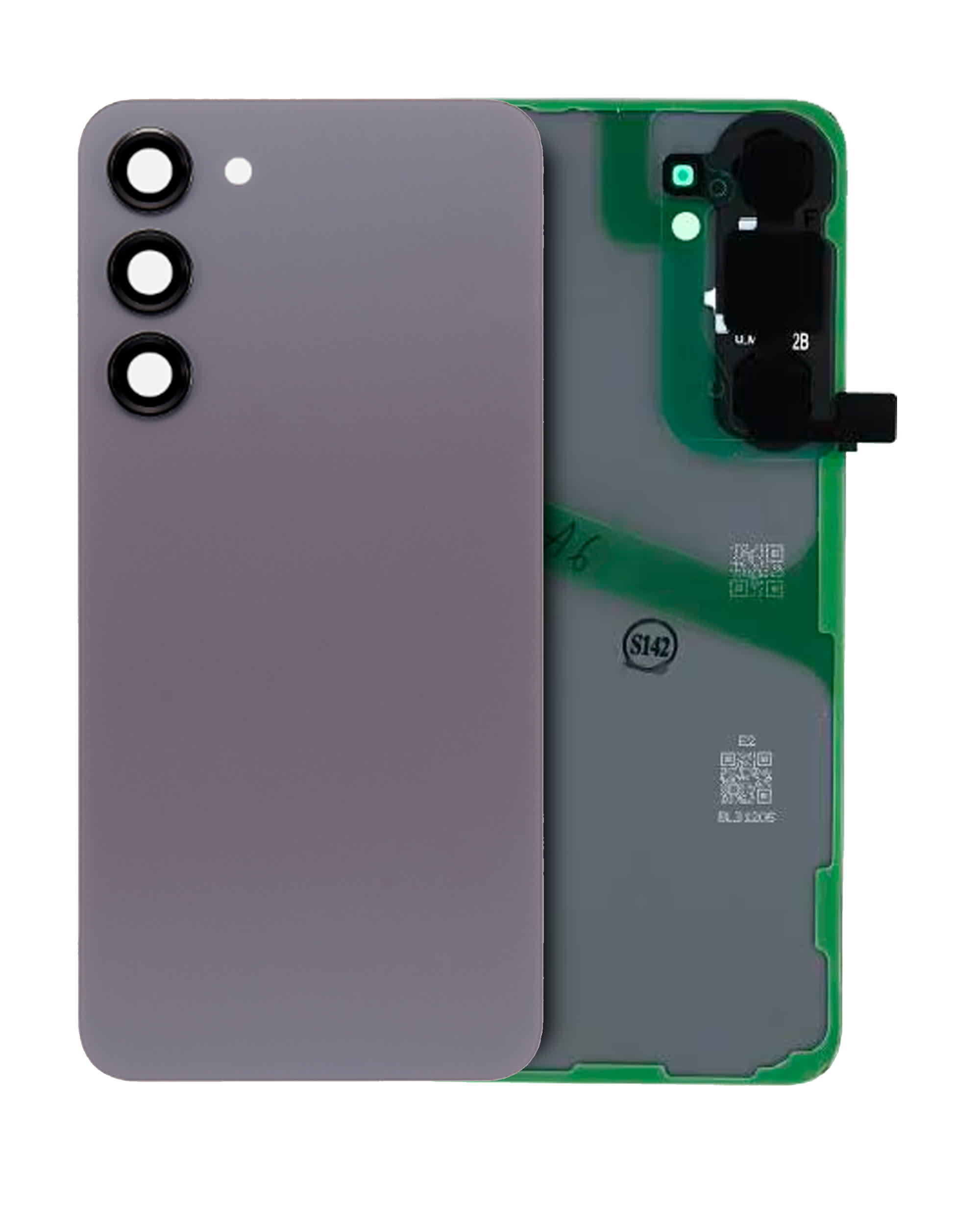 Rückdeckelglas mit Kameraglas für Samsung Galaxy S24 Plus (Service Pack) (Cobaltviolet)