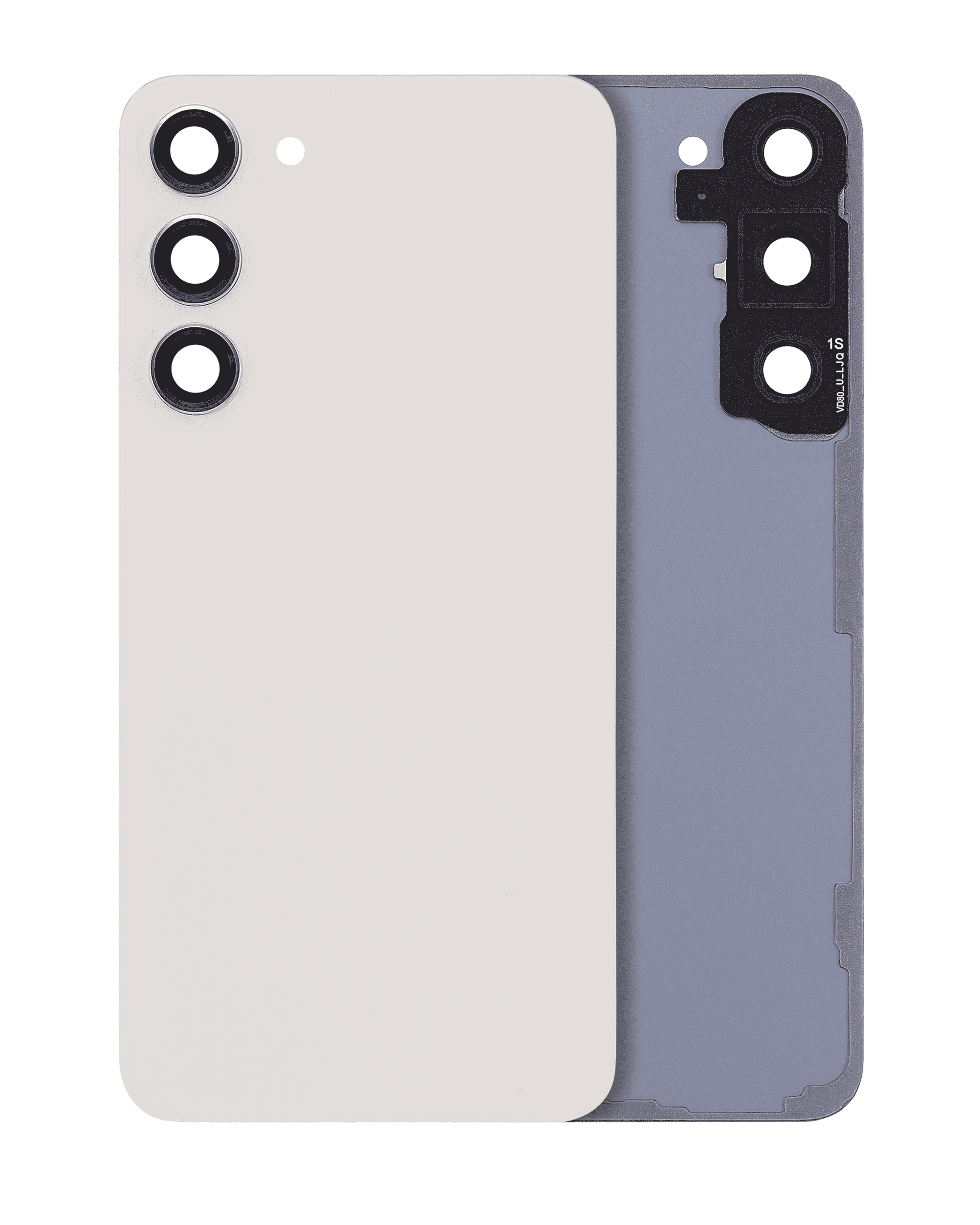 Rückdeckelglas mit Kameraglas für Samsung Galaxy S23 Plus (Service Pack) (Phantom Black) – Bild 3