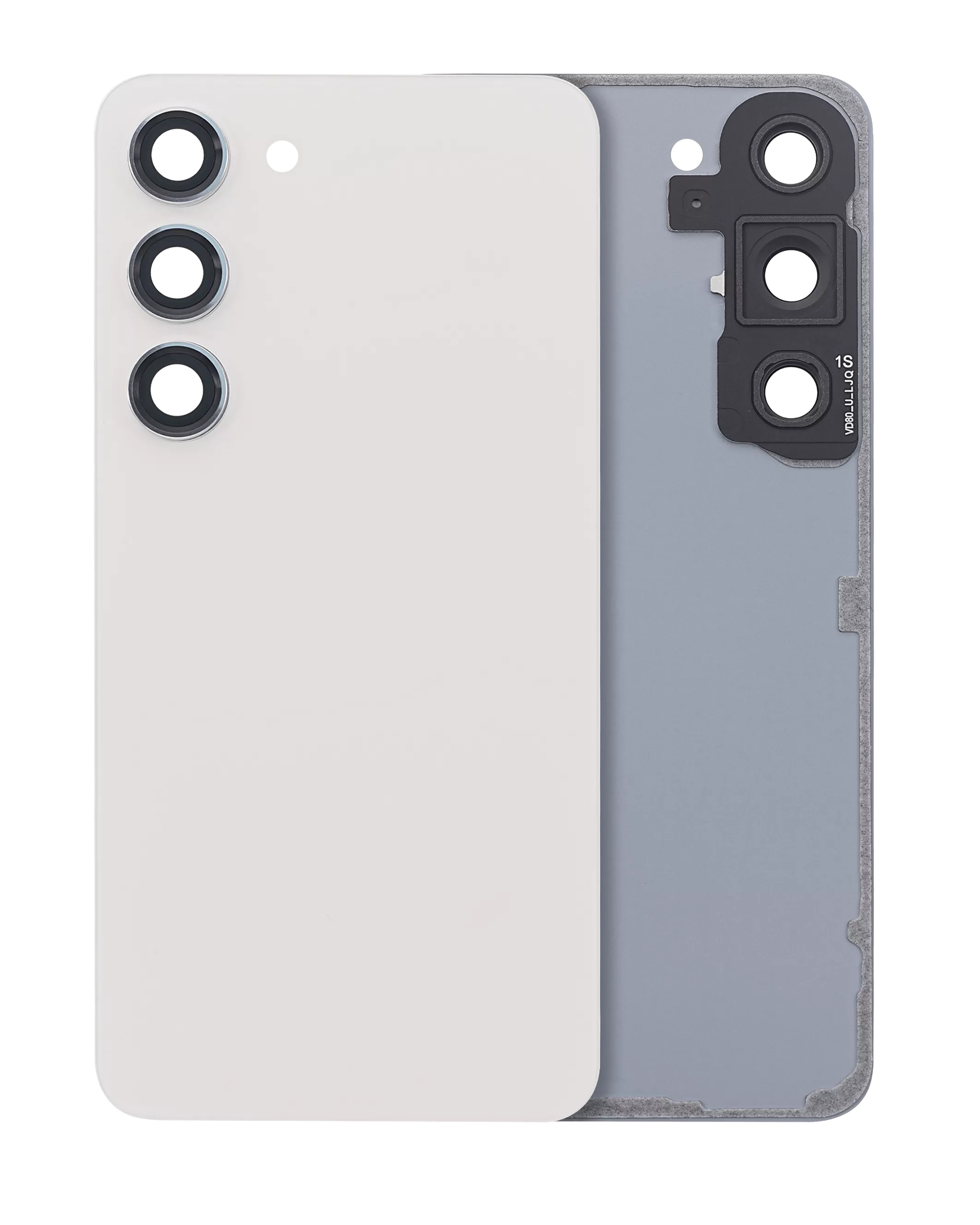 Rückdeckelglas mit Kameraglas für Samsung Galaxy S23 (Service Pack) (Cream) – Bild 4