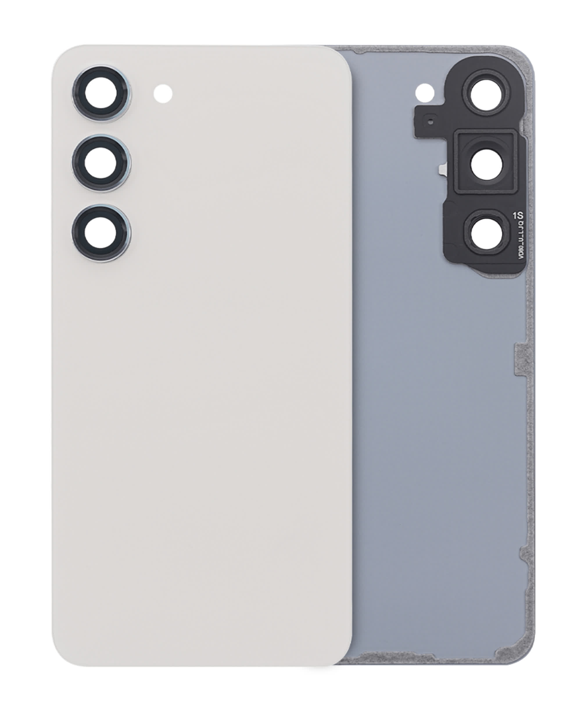 Rückdeckelglas mit Kameraglas für Samsung Galaxy S23 (Service Pack) (Cream)