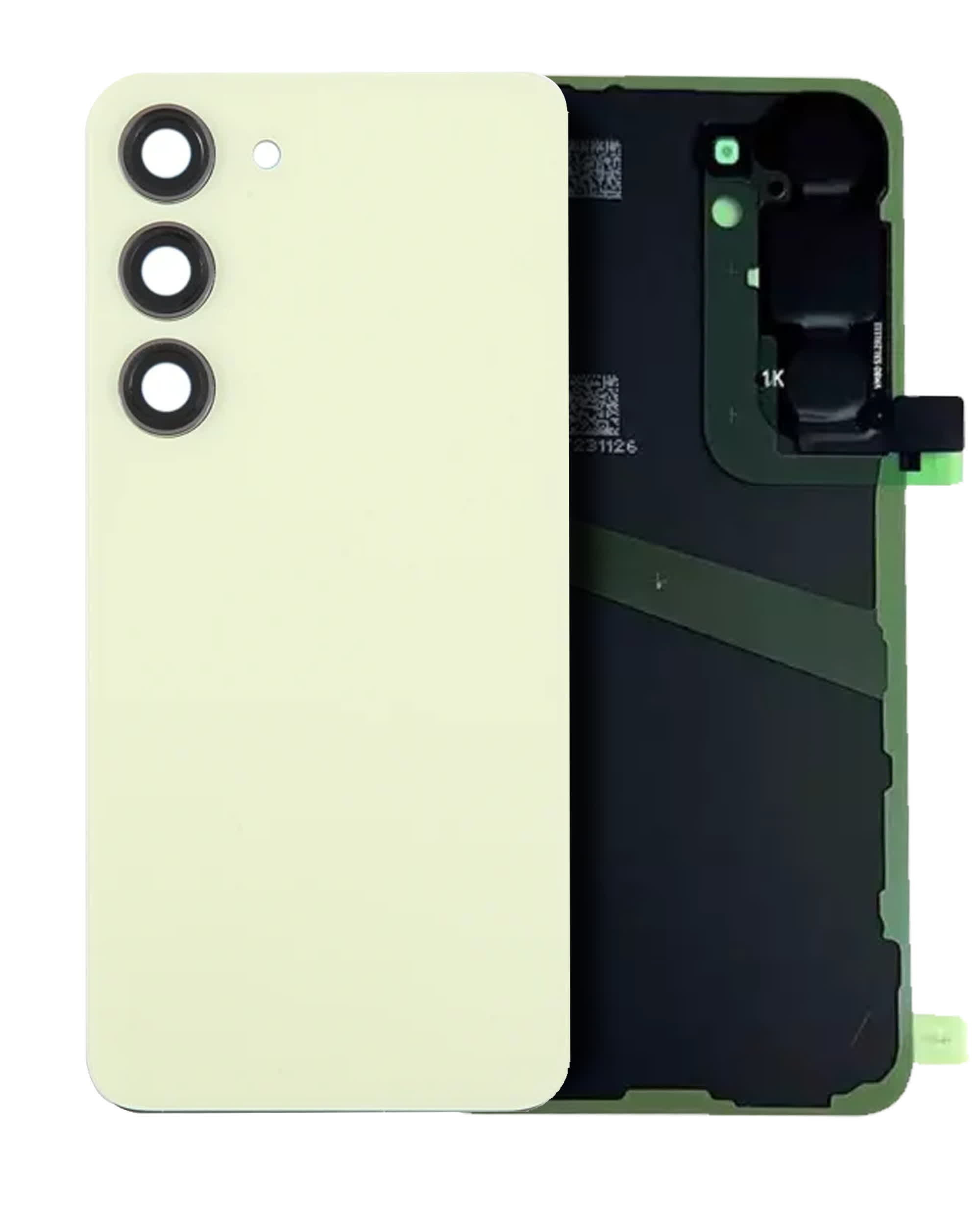 Rückdeckelglas mit Kameraglas für Samsung Galaxy S24 (Service Pack) (Amber Yellow)