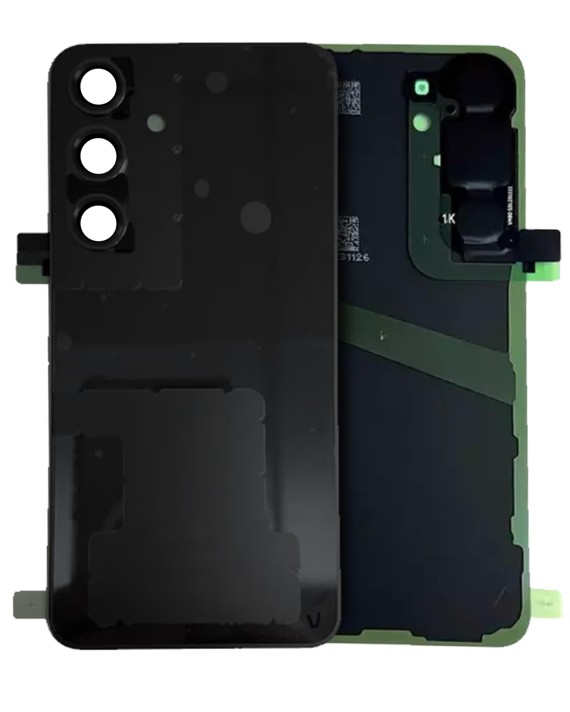 Rückdeckelglas mit Kameraglas für Samsung Galaxy S24 (Service Pack) (Onyx Black)