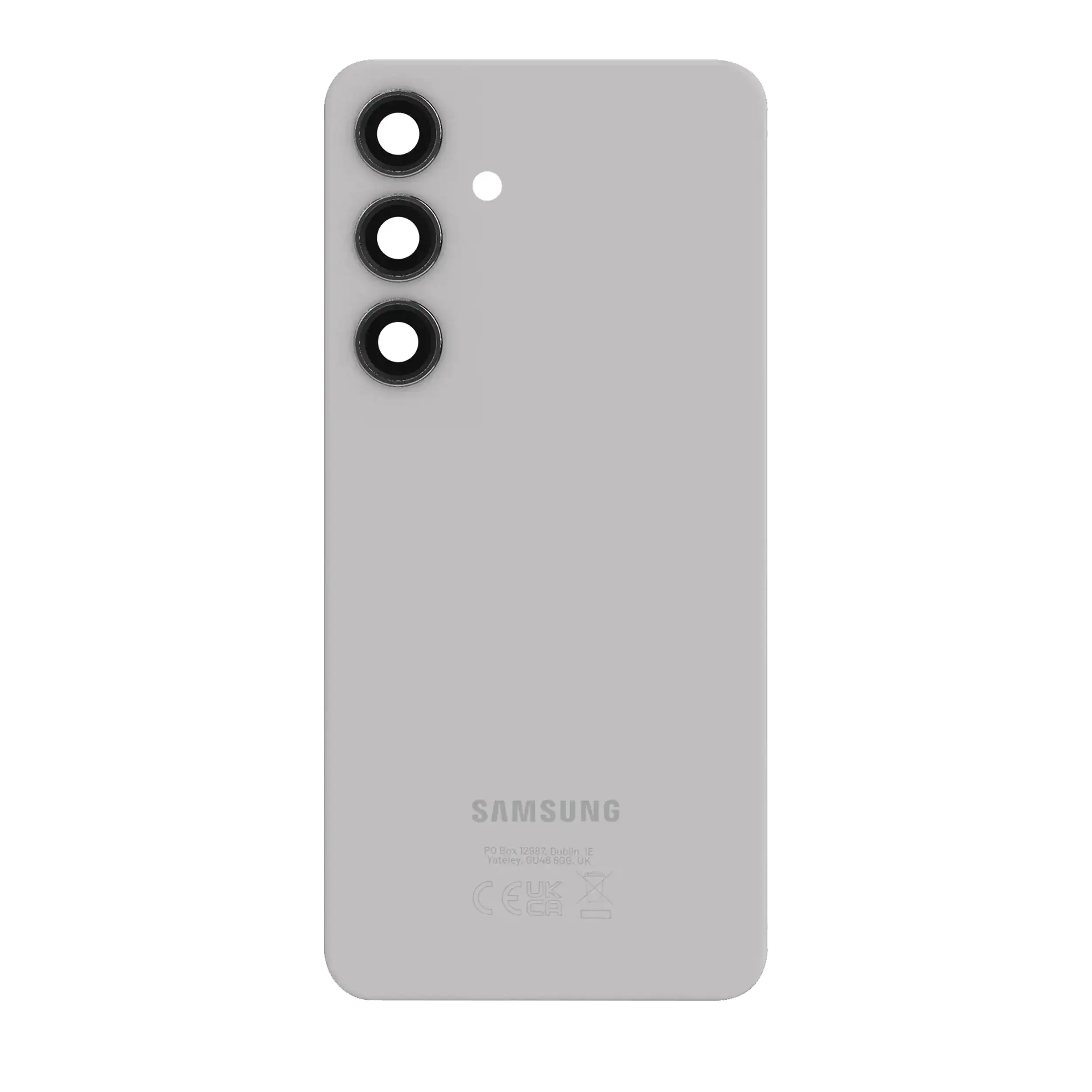 Rückdeckelglas mit Kameraglas für Samsung Galaxy S24 Plus (Service Pack) (Marble Gray) – Bild 2