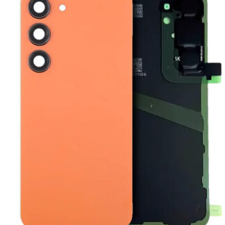 Rückdeckelglas mit Kameraglas für Samsung Galaxy S24 (Service Pack) (Sandstone Orange)