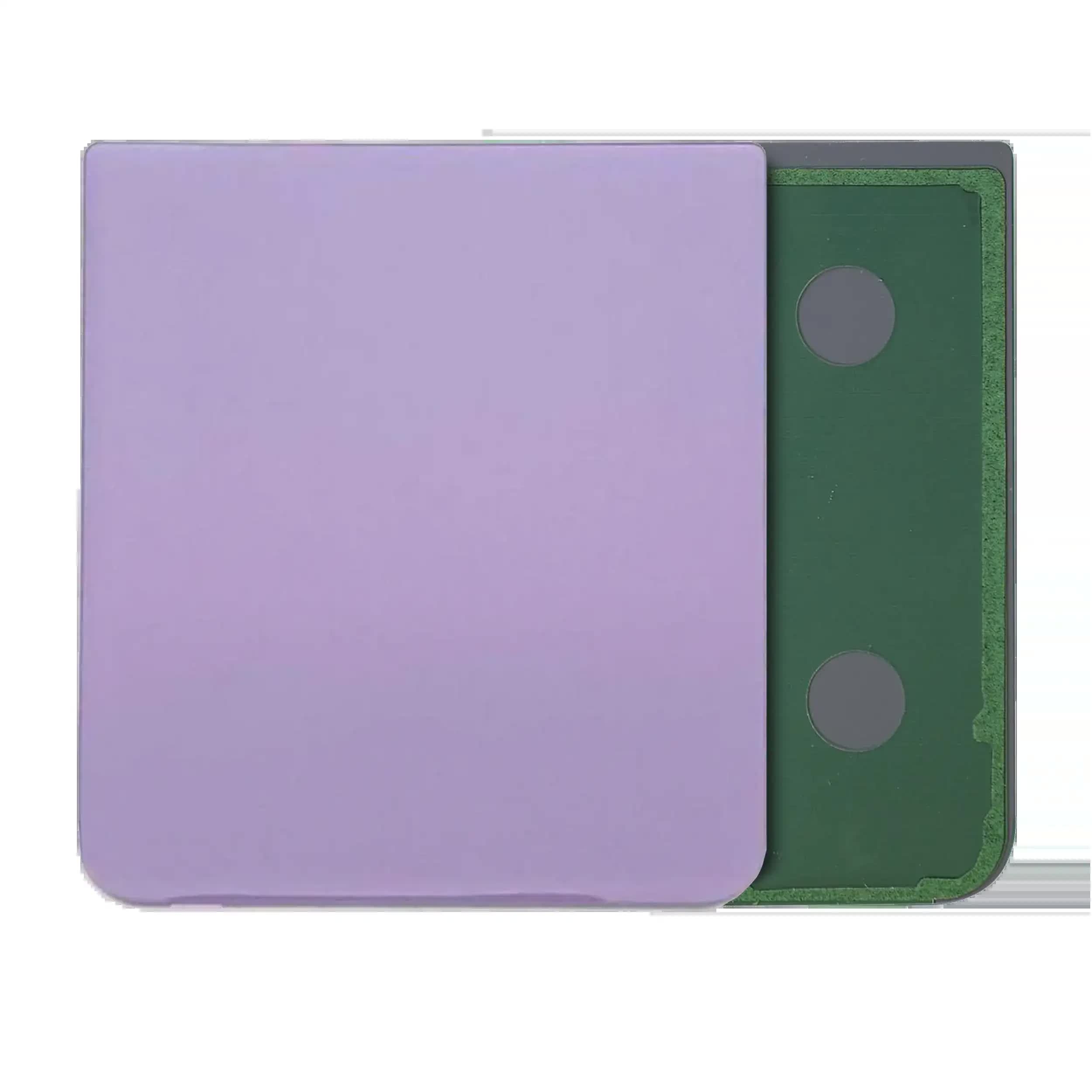 Bottom Rückdeckelglas für Samsung Galaxy Z Flip 4 (Service Pack) (Bora Purple)