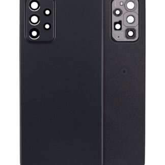 Rückdeckelglas mit Kameraglas für Samsung Galaxy A72 (A725 / 2021) (Service Pack) (Black (Schwarz))