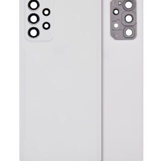 Rückdeckelglas mit Kameraglas für Samsung Galaxy A72 (A725 / 2021) (Service Pack) (White (Weiß))