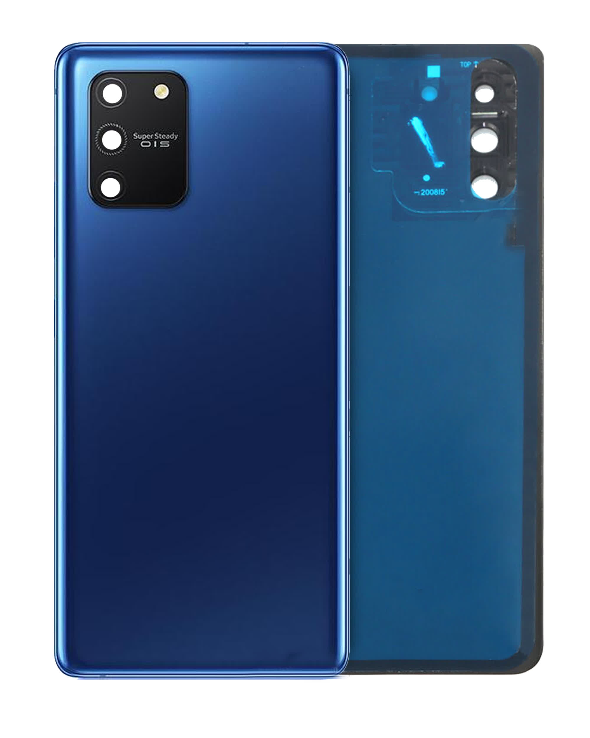 Rückdeckelglas mit Kameraglas für Samsung Galaxy S10 Lite (Service Pack) (Prism Blue)