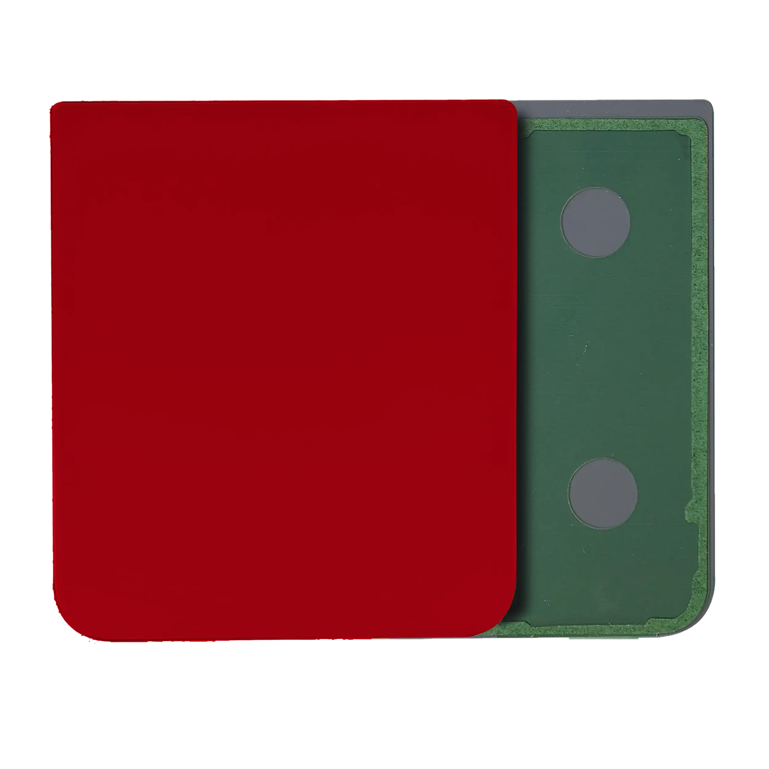 Bottom Rückdeckelglas für Samsung Galaxy Z Flip 4 (Service Pack) (Graphite) – Bild 4