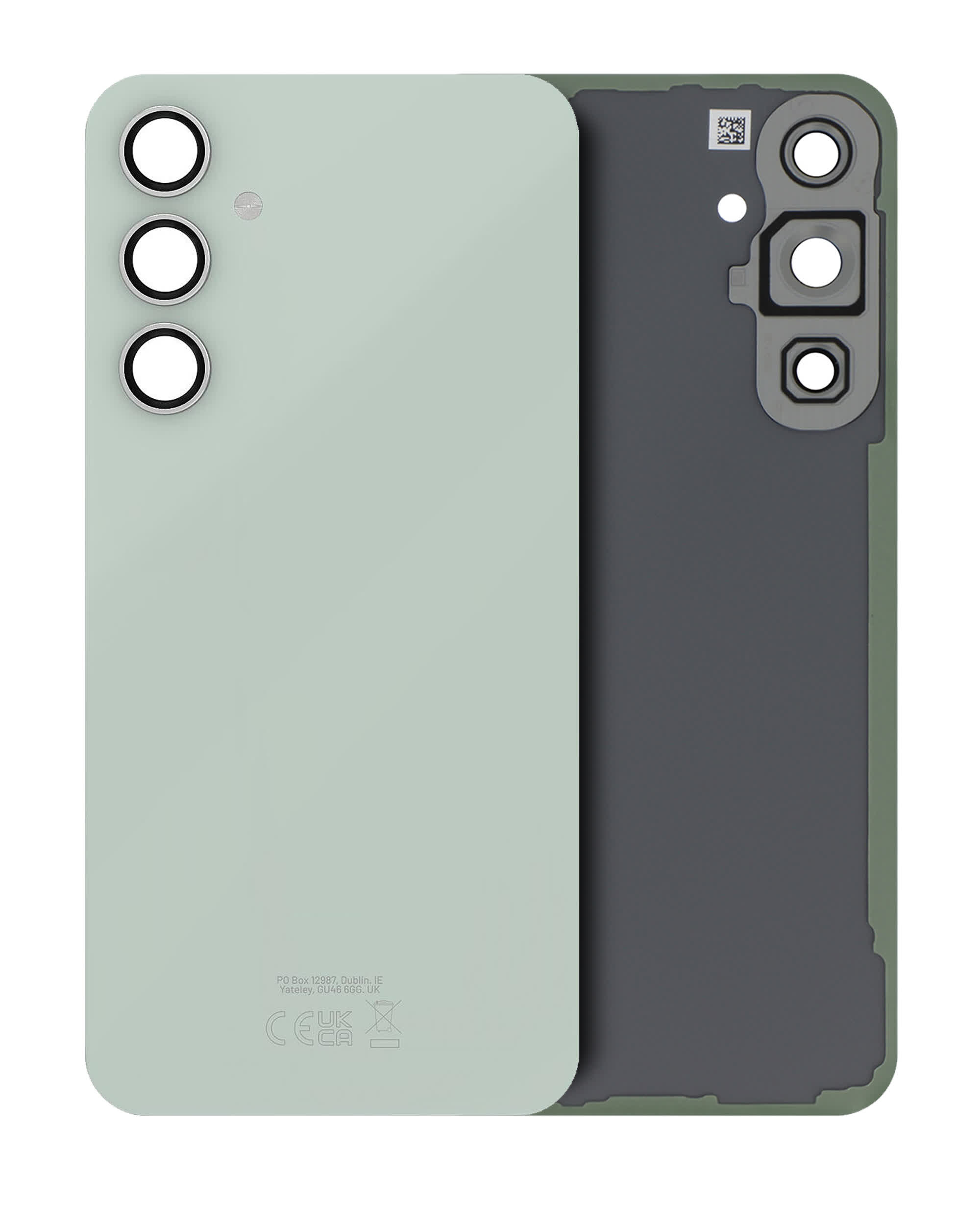 Rückdeckelglas mit Kameraglas für Samsung Galaxy S23 FE (Service Pack) (Mint)