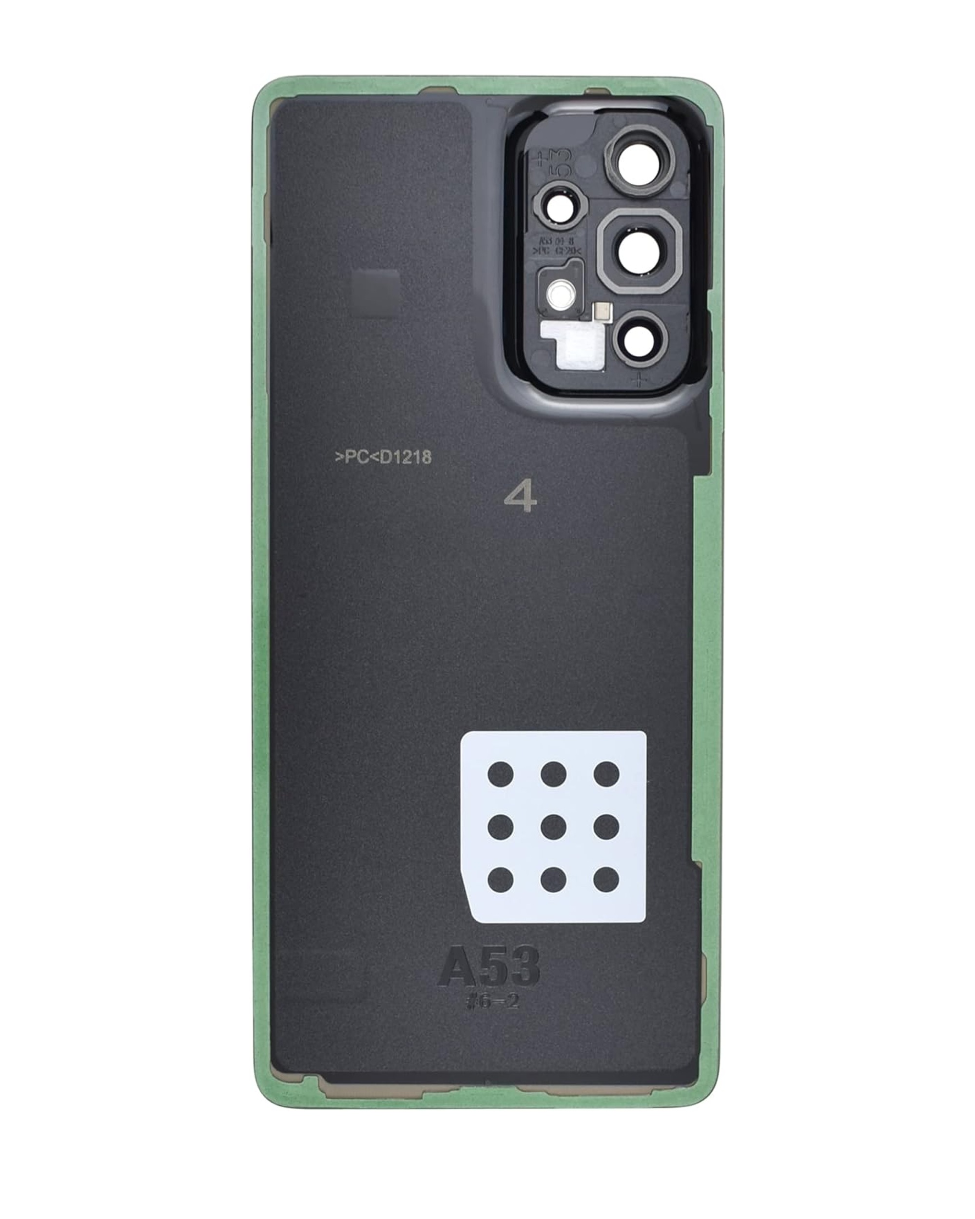 Rückdeckelglas mit Kameraglas für Samsung Galaxy A53 5G (A536 / 2022) (Service Pack) (Black (Schwarz)) – Bild 4