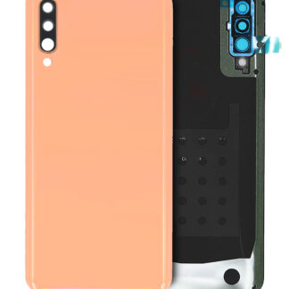 Rückdeckelglas mit Kameraglas für Samsung Galaxy A50 (A505 /2019) (Service Pack) (Orange)