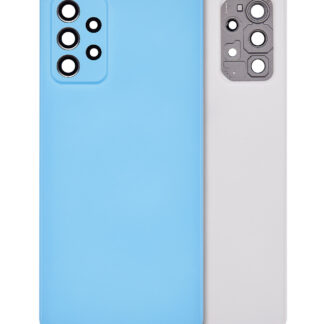 Rückdeckelglas mit Kameraglas für Samsung Galaxy A72 (A725 / 2021) (Service Pack) (Blue (Blau))