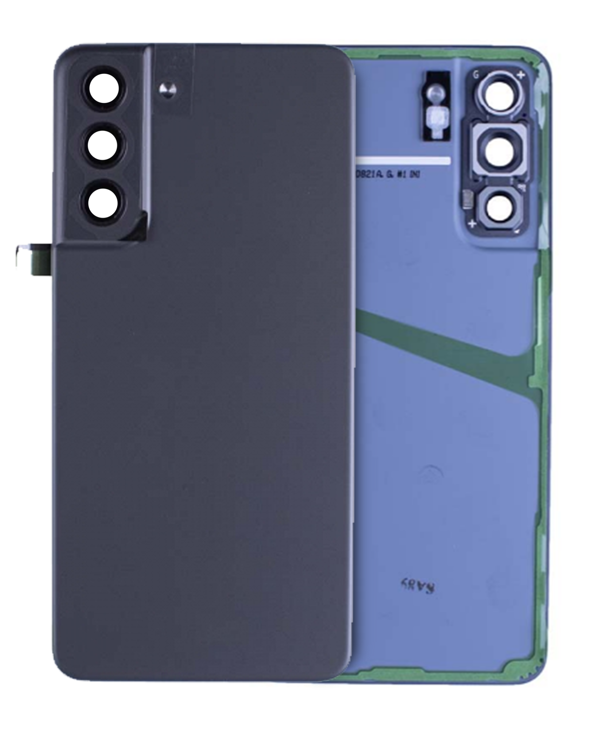Rückdeckelglas mit Kameraglas für Samsung Galaxy S21 FE (Service Pack) (Graphite) – Bild 3