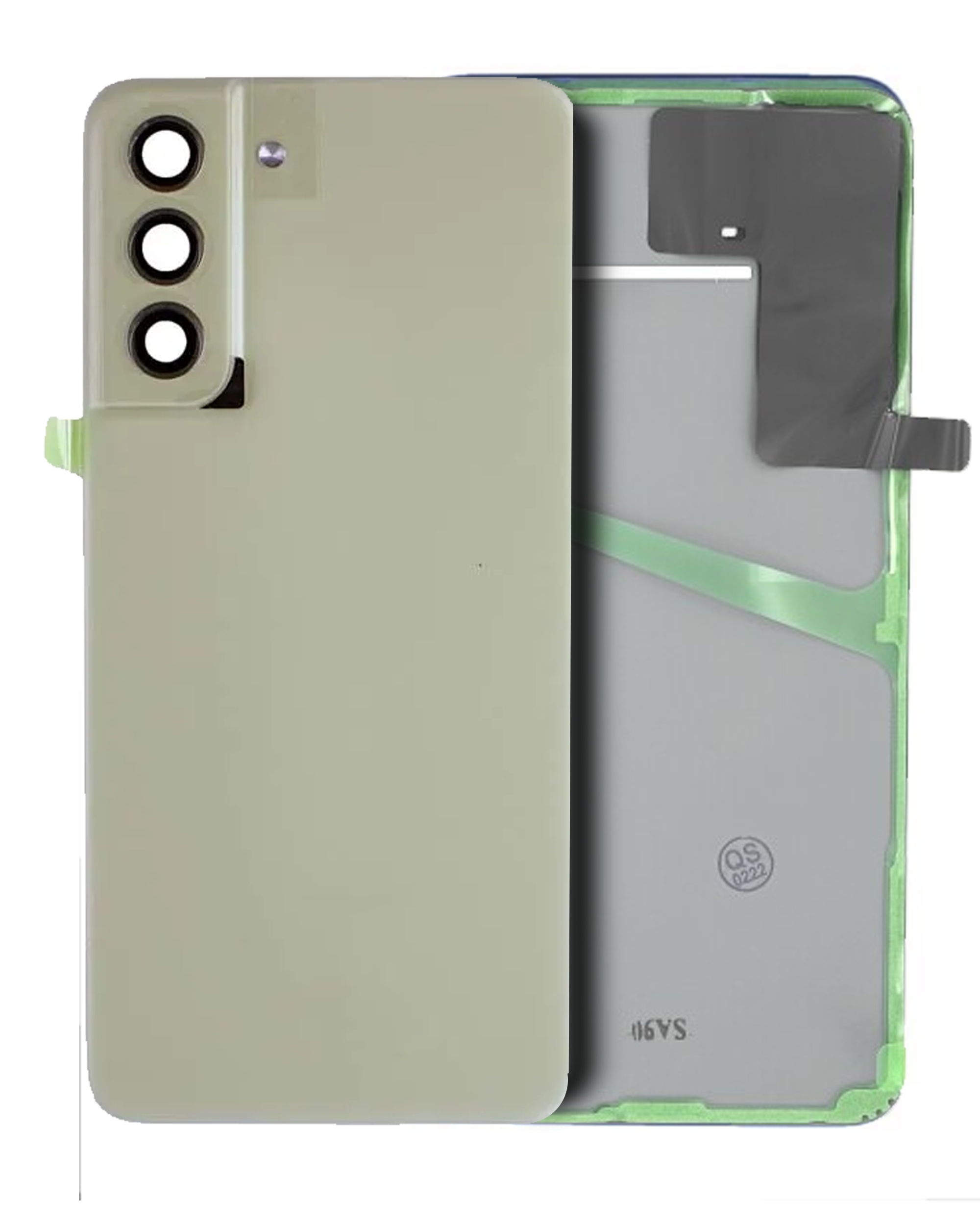 Rückdeckelglas mit Kameraglas für Samsung Galaxy S21 FE (Service Pack) (Graphite) – Bild 4