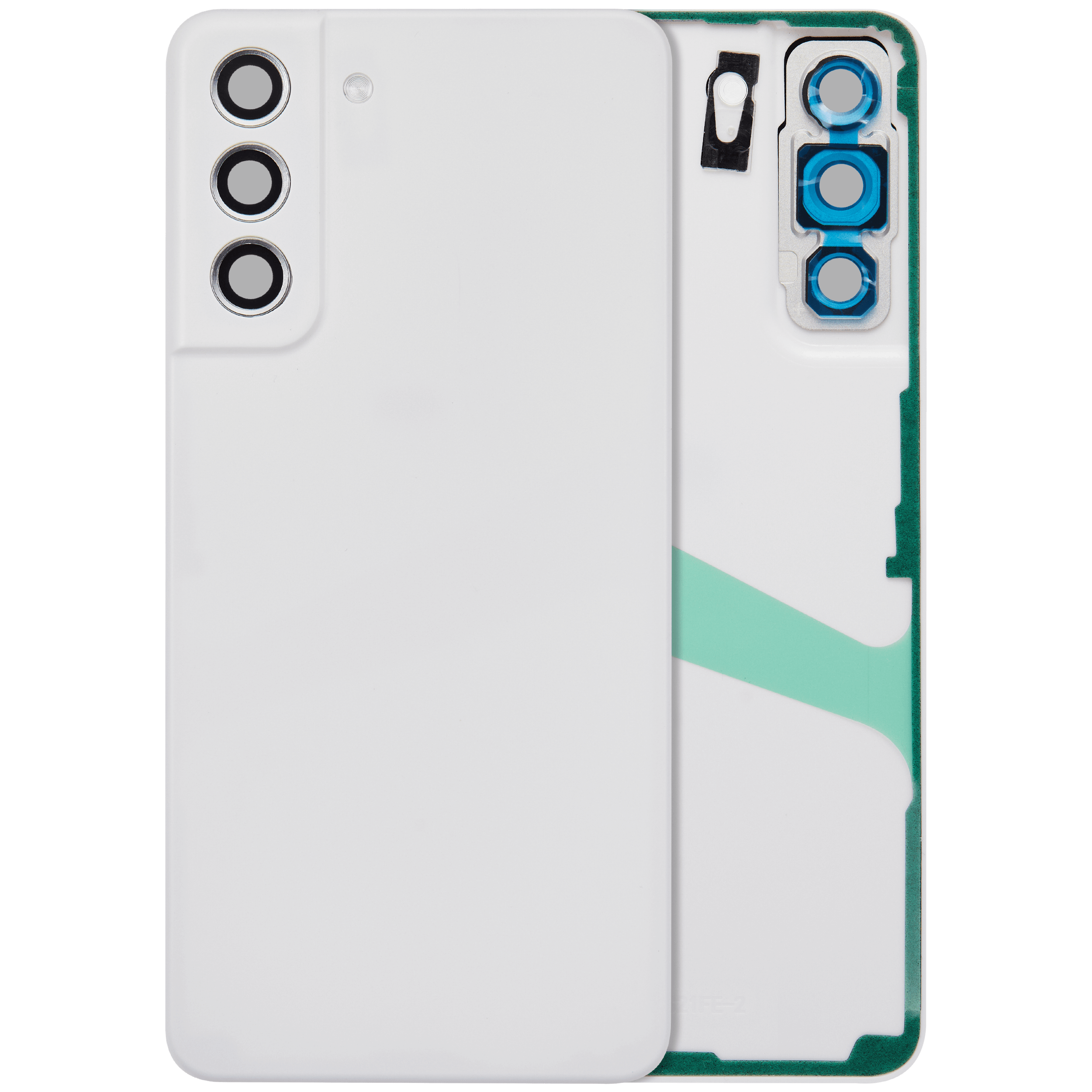 Rückdeckelglas mit Kameraglas für Samsung Galaxy S21 FE (Service Pack) (Graphite) – Bild 5