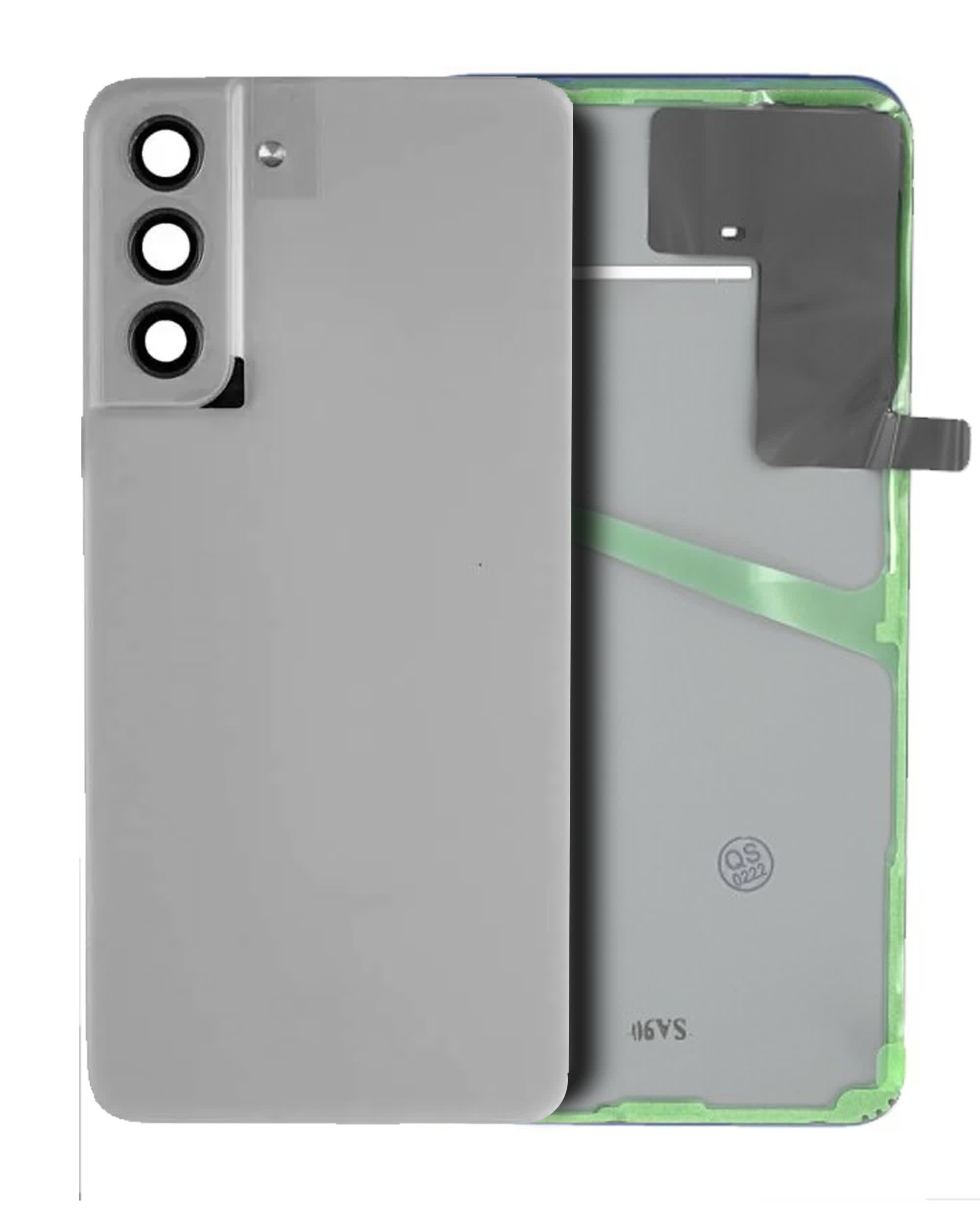 Rückdeckelglas mit Kameraglas für Samsung Galaxy S21 FE (Service Pack) (Graphite)