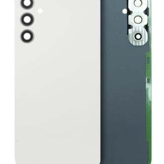 Rückdeckelglas mit Kameraglas für Samsung Galaxy A34 5G (A346 / 2023) (Service Pack) (Silver (Silber))
