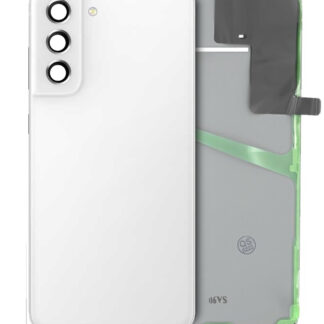 Rückdeckelglas mit Kameraglas für Samsung Galaxy S21 FE (Service Pack) (White (Weiß))