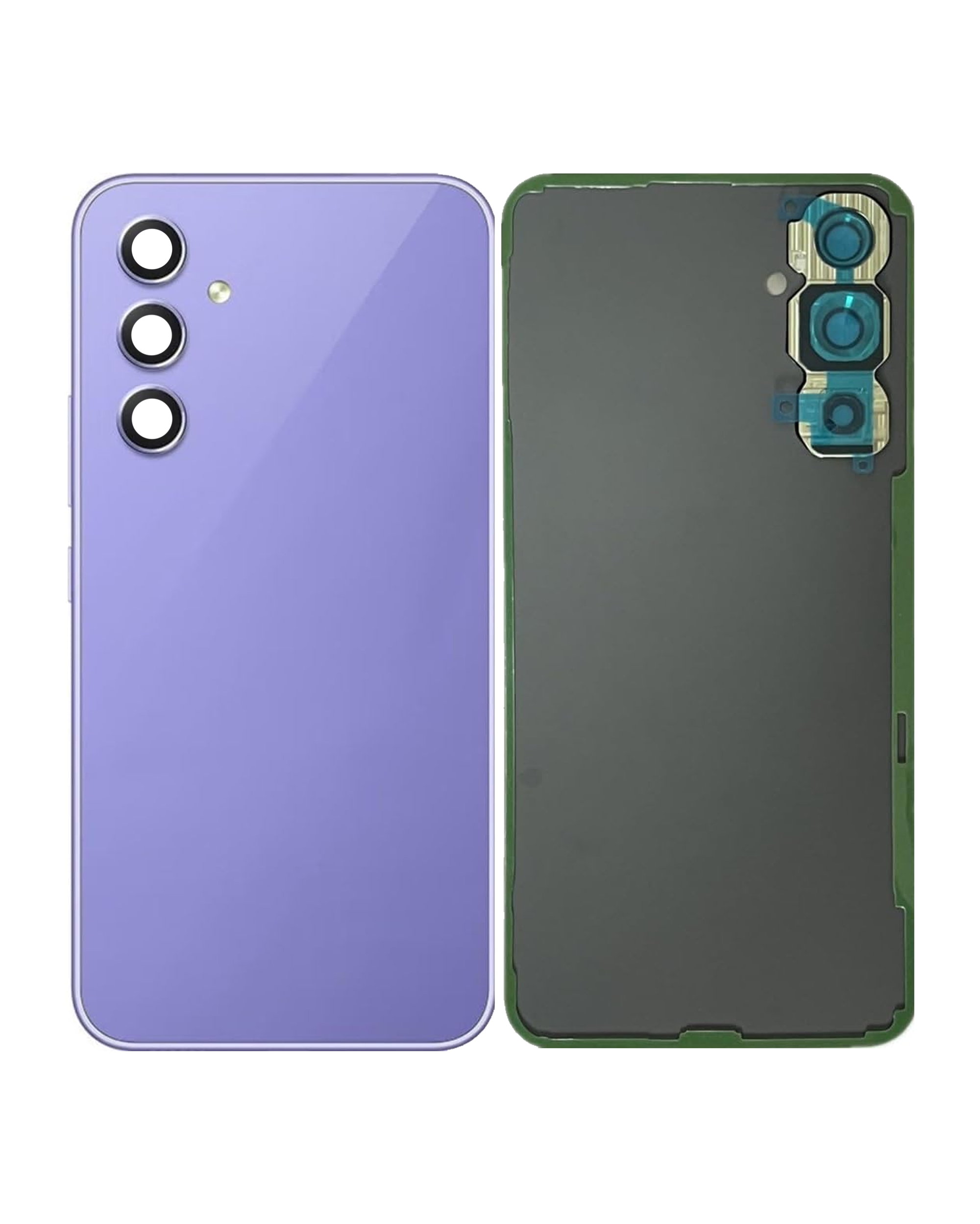 Rückdeckelglas mit Kameraglas für Samsung Galaxy A54 5G (A546 / 2023) (Service Pack) (Violet (Violett)) – Bild 4
