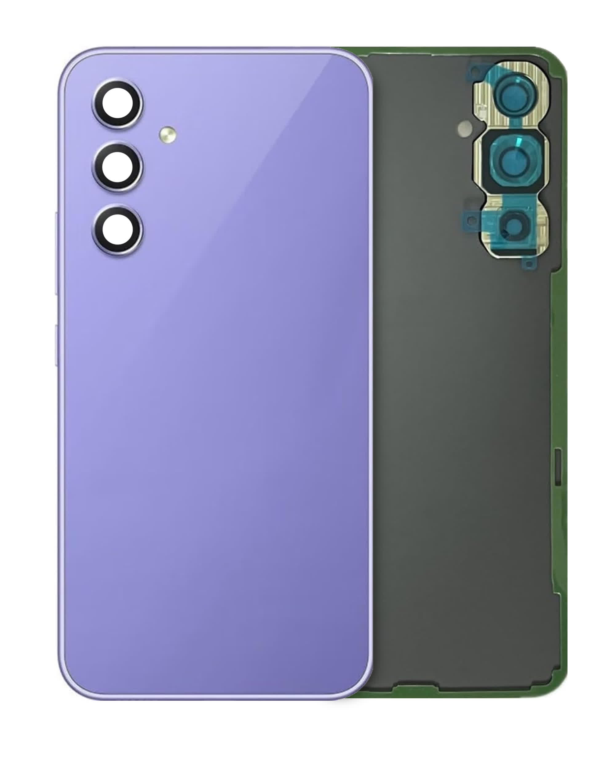 Rückdeckelglas mit Kameraglas für Samsung Galaxy A54 5G (A546 / 2023) (Service Pack) (Violet (Violett))