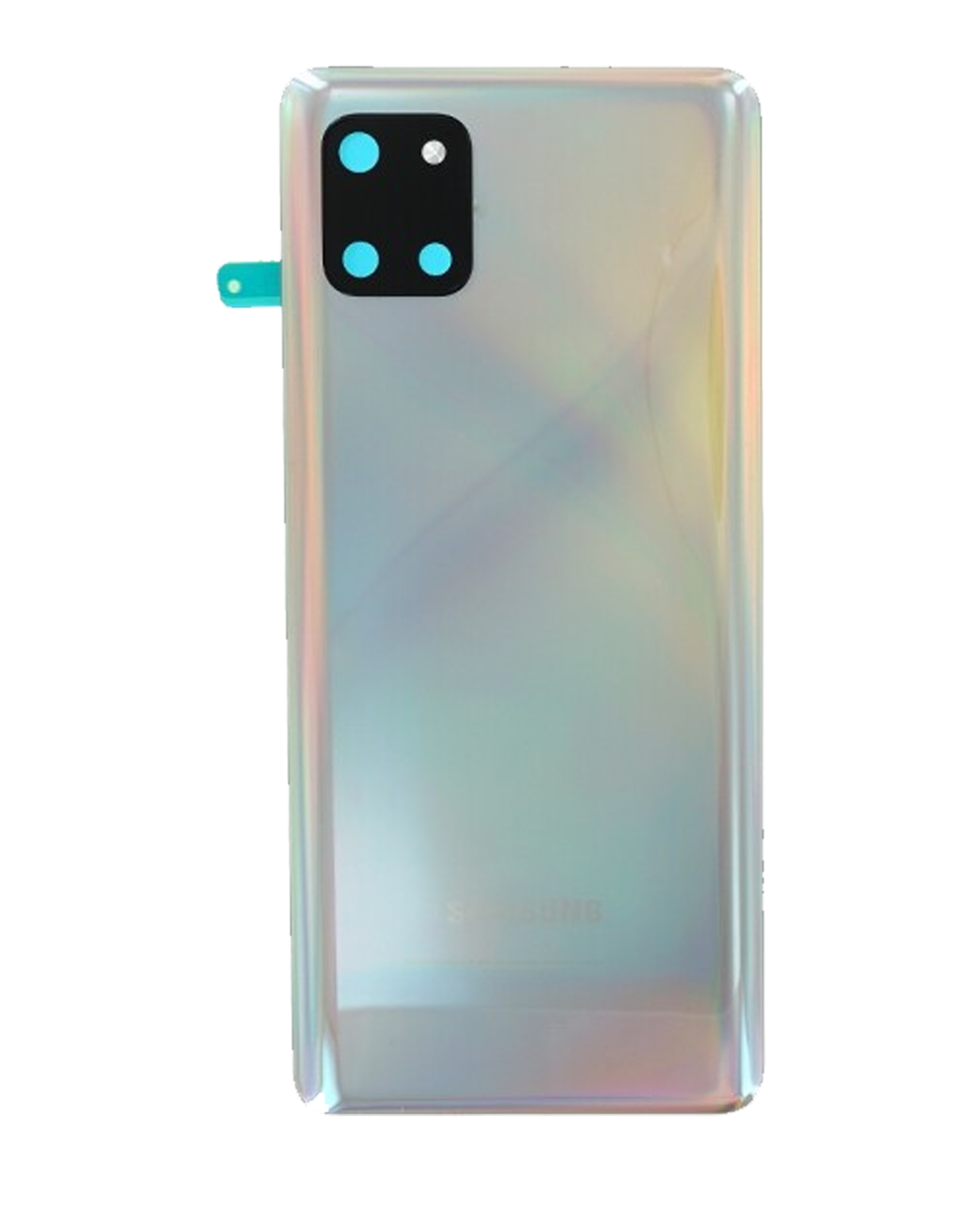 Rückdeckelglas mit Kameraglas für Samsung Galaxy Note 10 Lite (Service Pack) (Aura Glow) – Bild 2