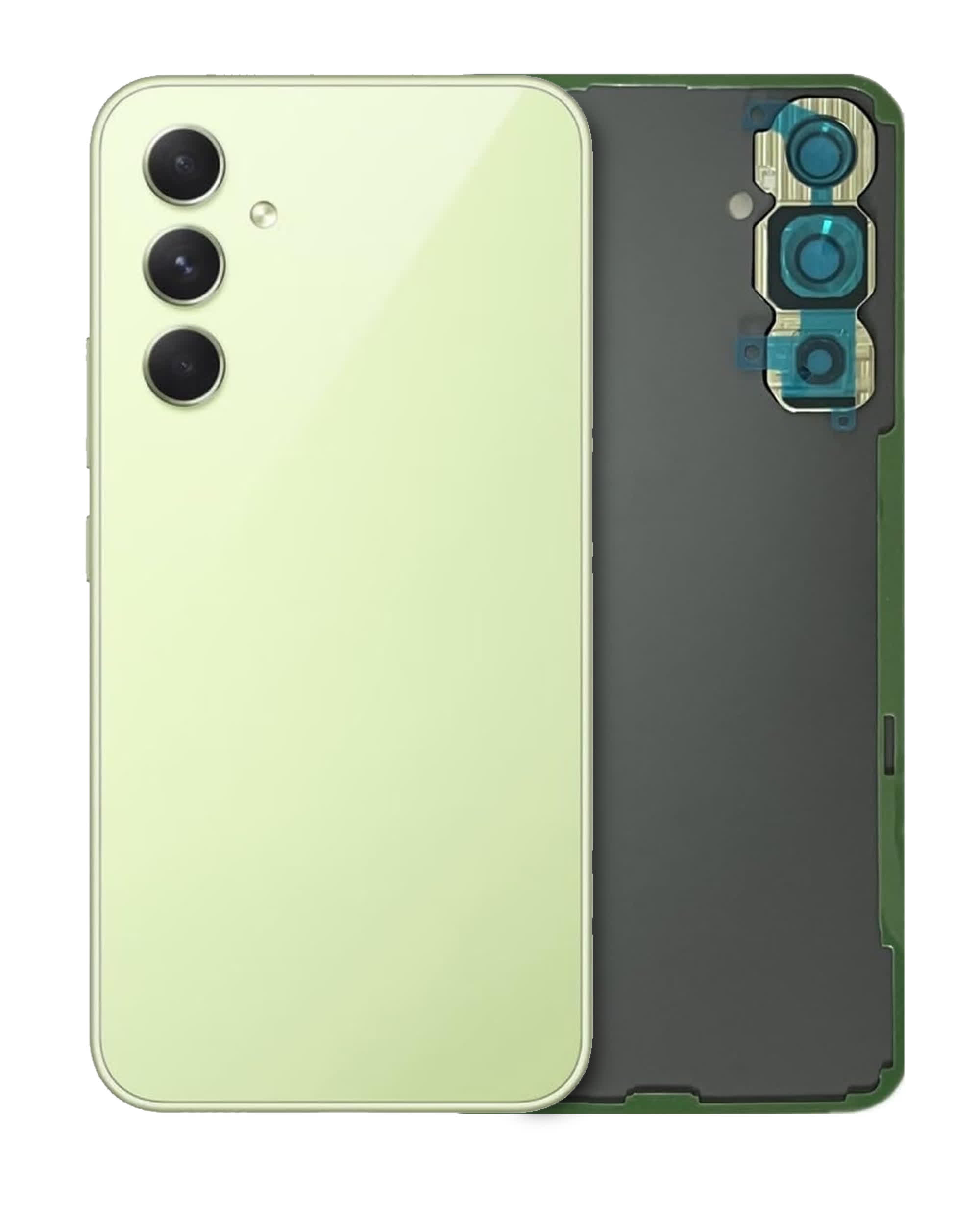 Rückdeckelglas mit Kameraglas für Samsung Galaxy A54 5G (A546 / 2023) (Service Pack) (Lime)