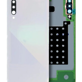 Rückdeckelglas mit Kameraglas für Samsung Galaxy A30S (A307 / 2019) (Service Pack) (White (Weiß))