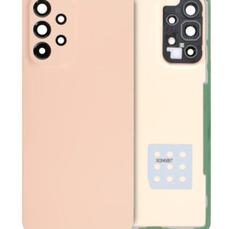 Rückdeckelglas mit Kameraglas für Samsung Galaxy A53 5G (A536 / 2022) (Service Pack) (Peach)