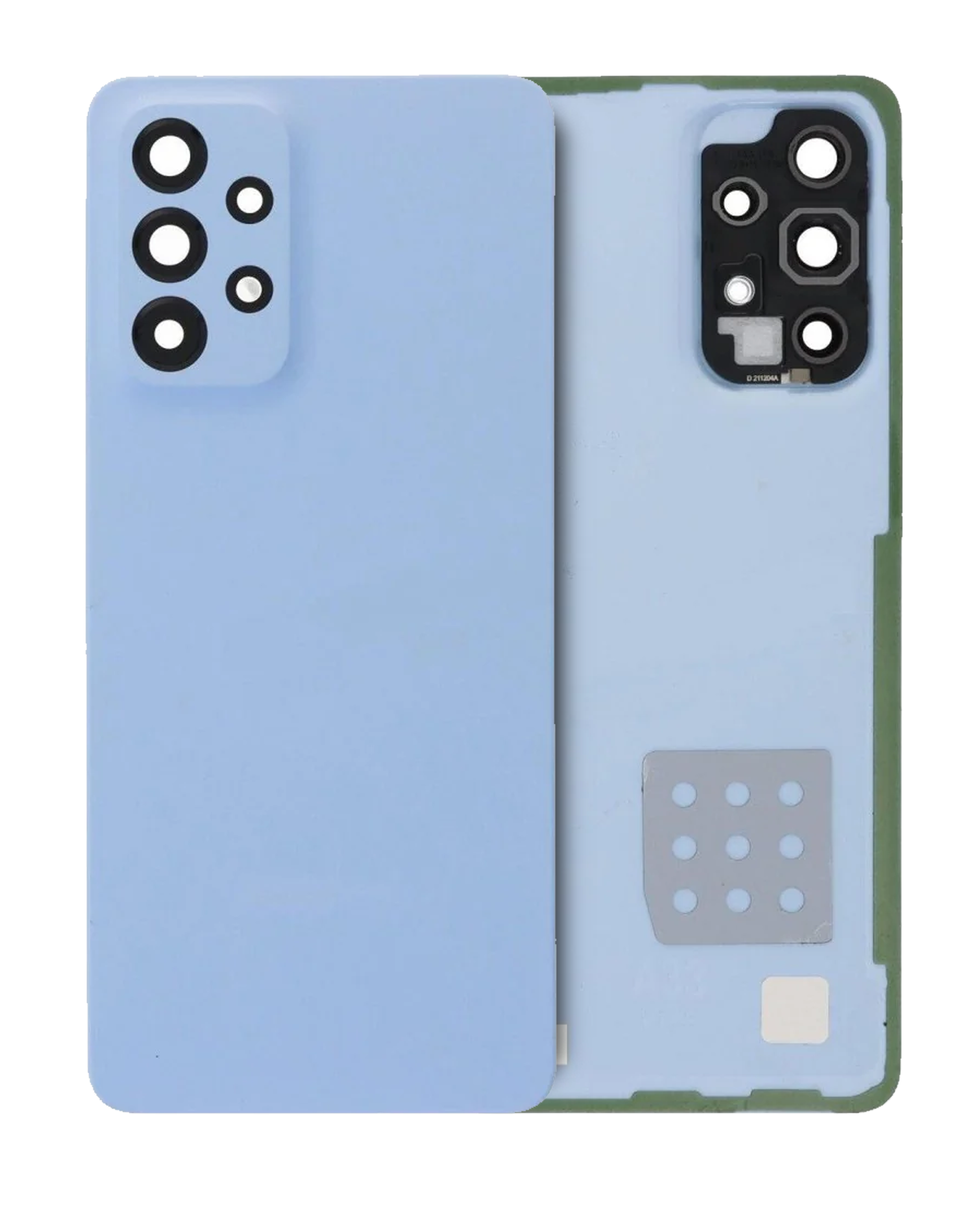 Rückdeckelglas mit Kameraglas für Samsung Galaxy A33 5G (A336 / 2022) (Service Pack) (Peach) – Bild 4