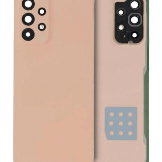 Rückdeckelglas mit Kameraglas für Samsung Galaxy A33 5G (A336 / 2022) (Service Pack) (Peach)